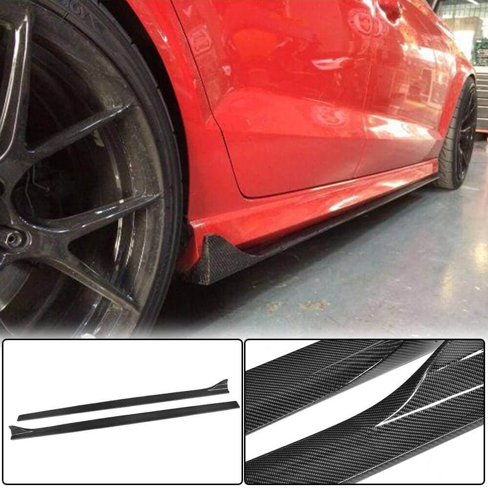Бокові пороги V2 (для S-Line Sedan, Карбон)