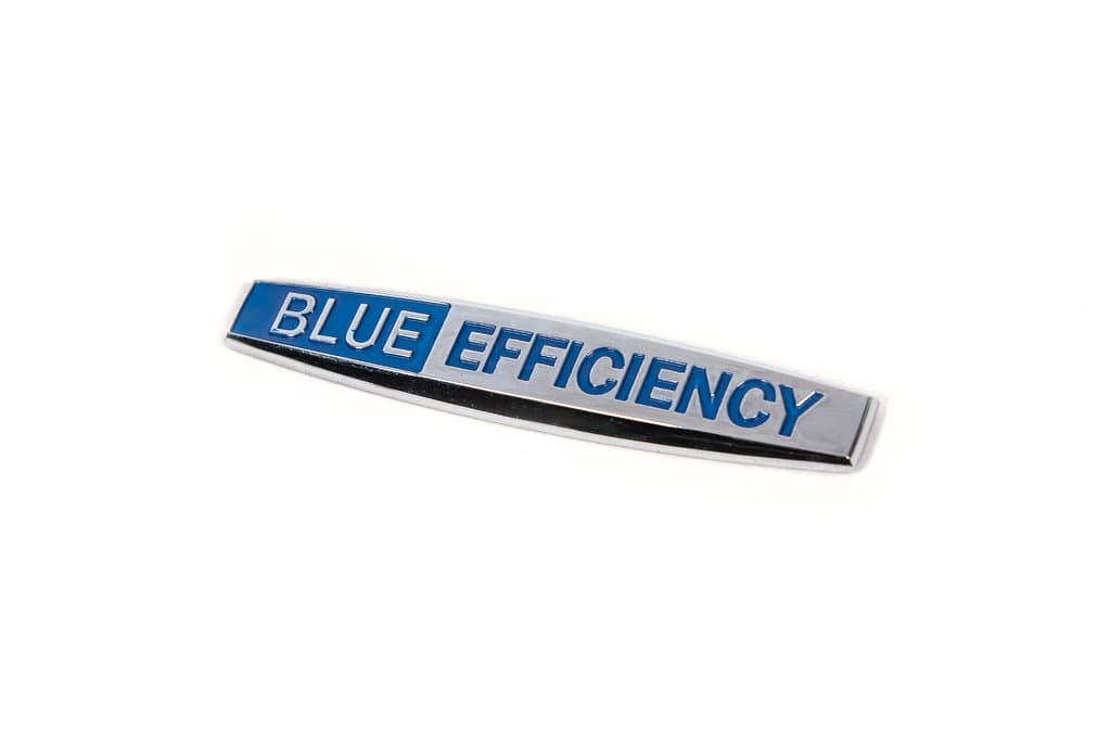 Напис Blue Efficiency 3