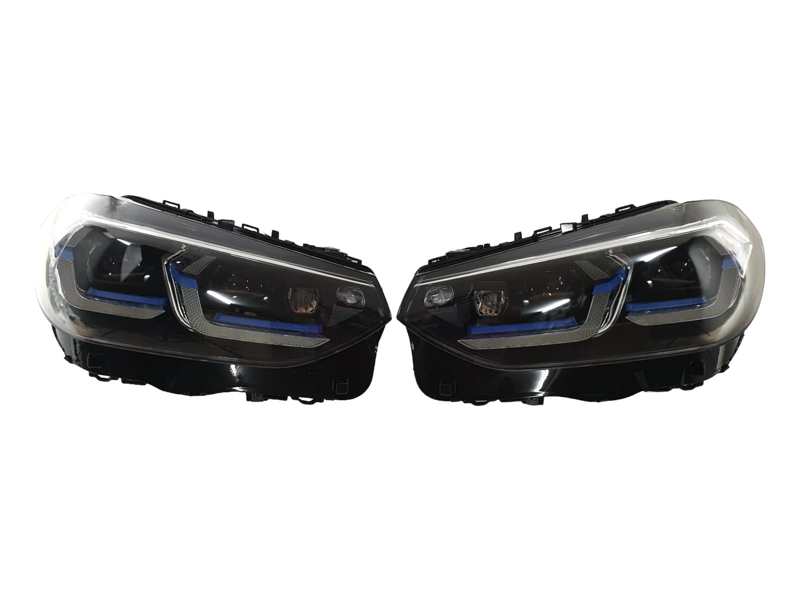 Передні фари Full Led в стилі Laser (апгрейд в LCI) на BMW X3 G01 2018-2022 року