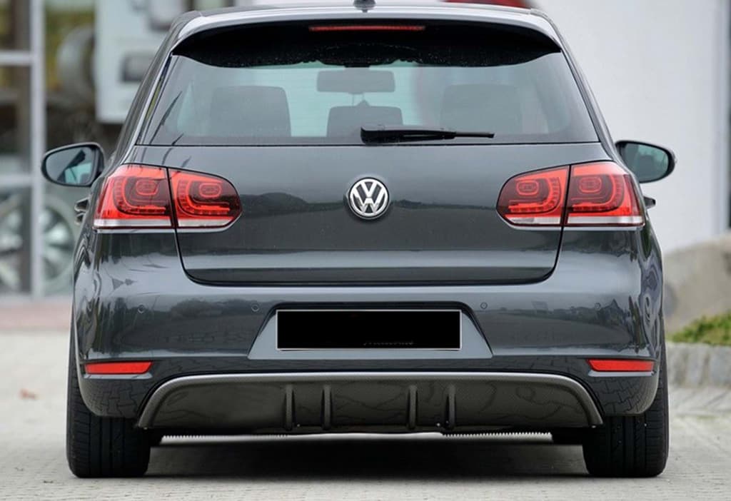 Задній дифузор V-3 (для GTI, чорний глянець)