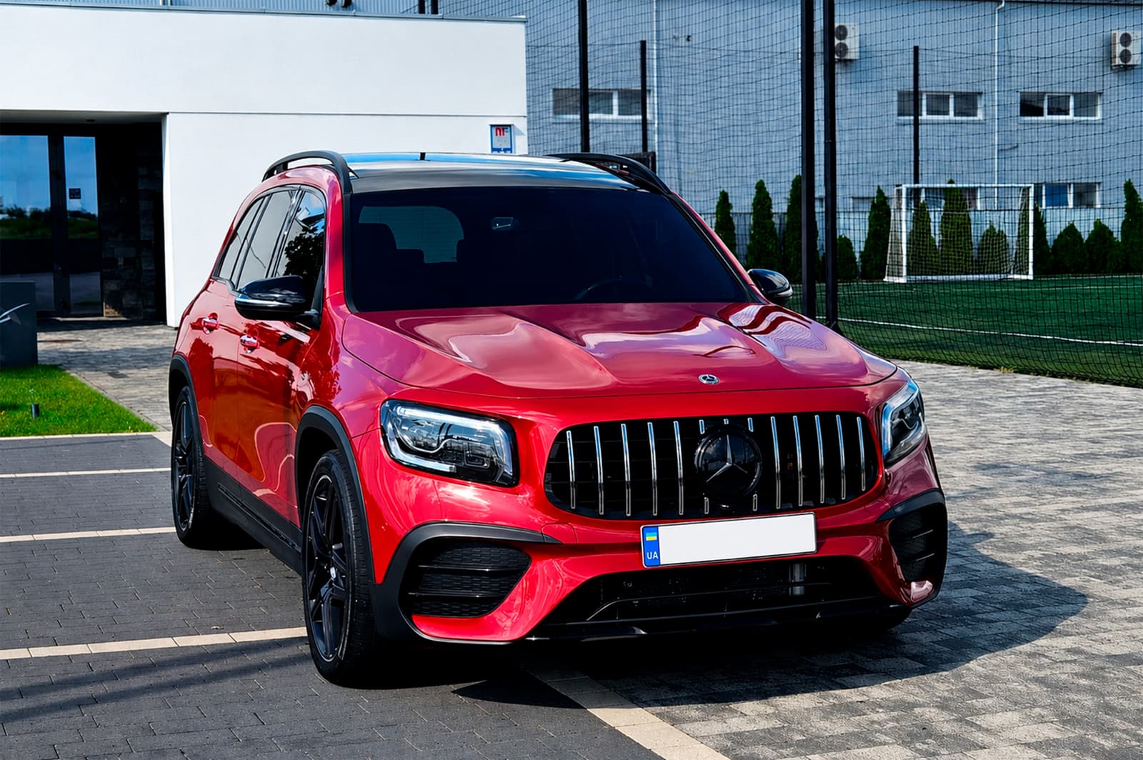Передня решітка Panamericana GT (для AMG-Line 2019-2023) З місцем під камеру 5