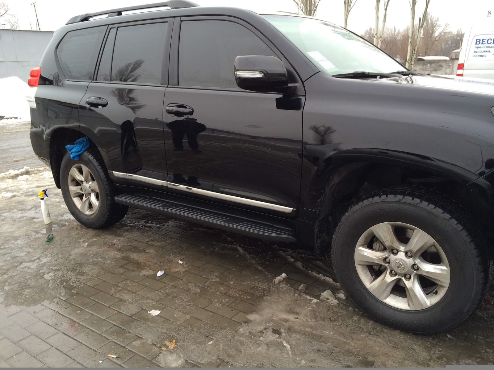 Молдінги на двері Toyota Land Cruiser Prado 150 / Lexus GX 460 колір чорний