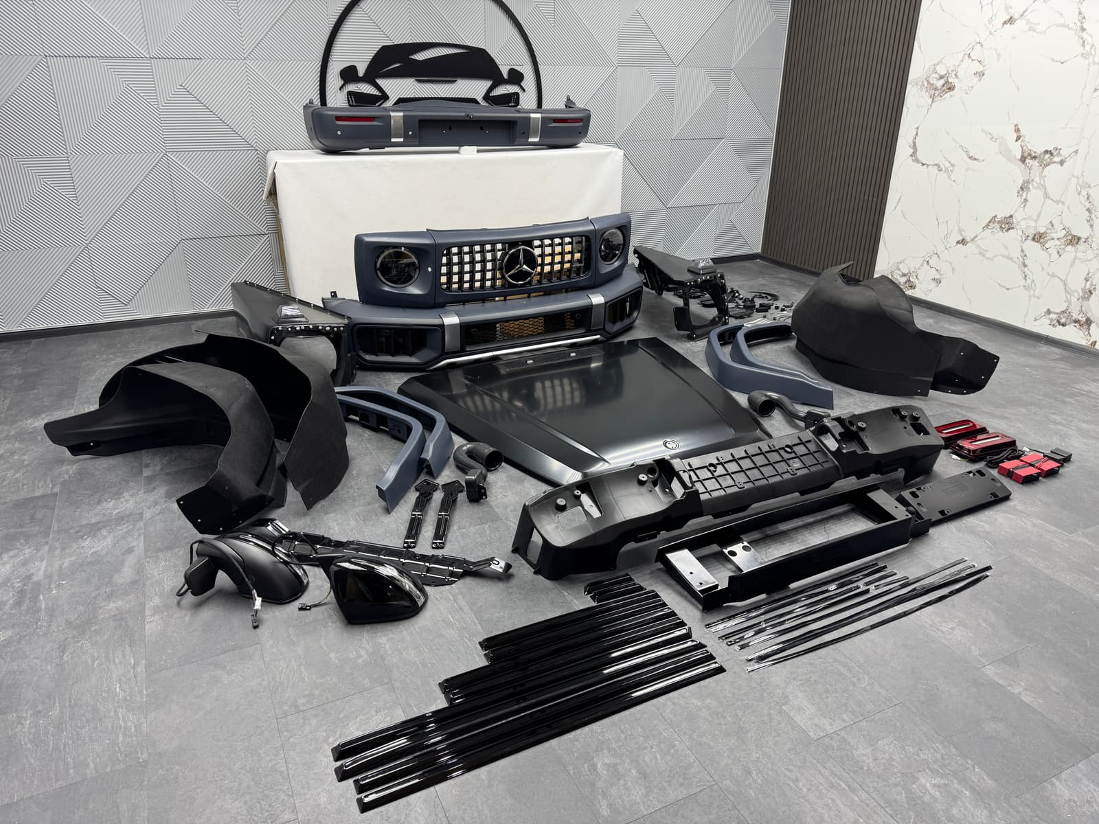 Комплект рестайлінга (в нову модель) (W463 to W465 G63 2024+) на Mercedes-Benz G-Class W463 1990-2018 року 2