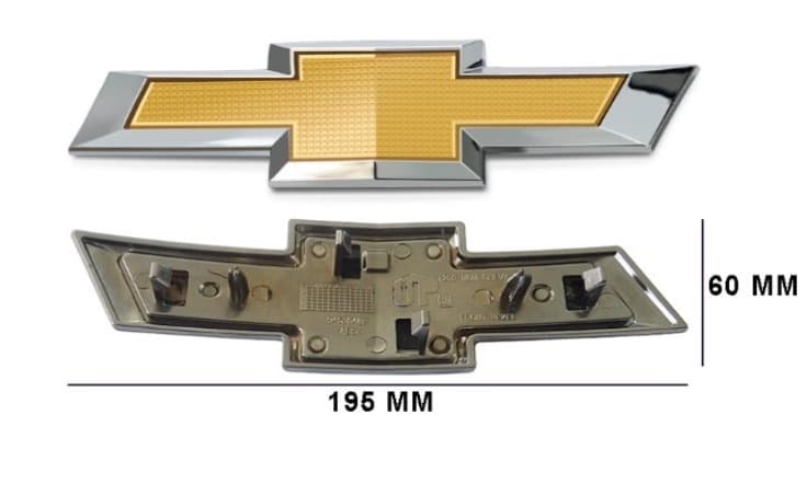Емблема Chevrolet (195 мм на 60мм) 3