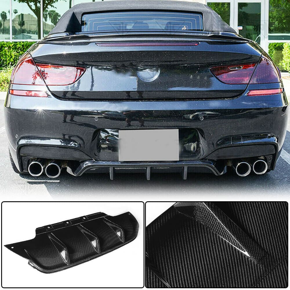 Дифузор заднього бампера V2 (для M6, Карбон)