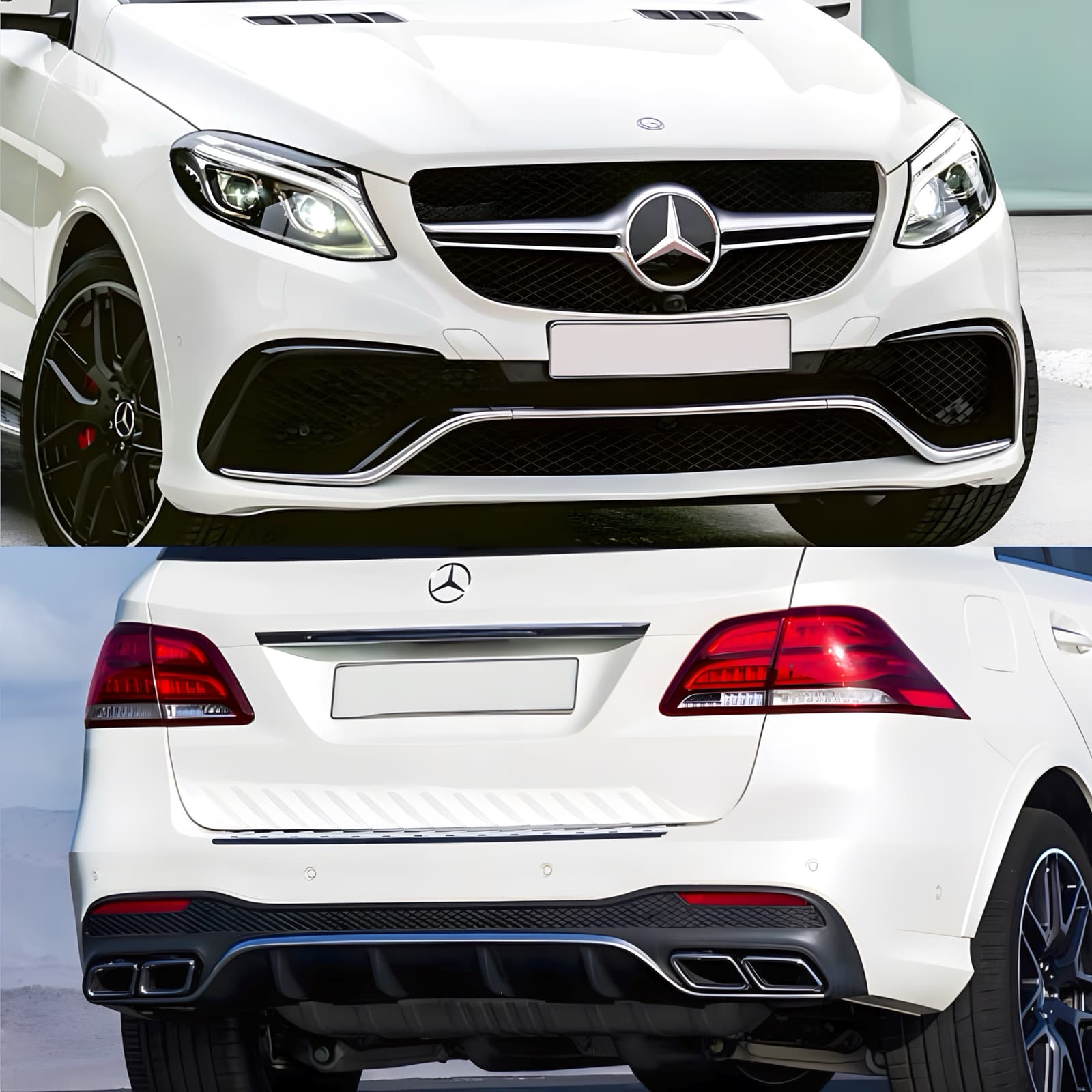Комплект рестайлінгу обвіс AMG GLE 63 для Mercedes-Benz ML W166 2012-2015