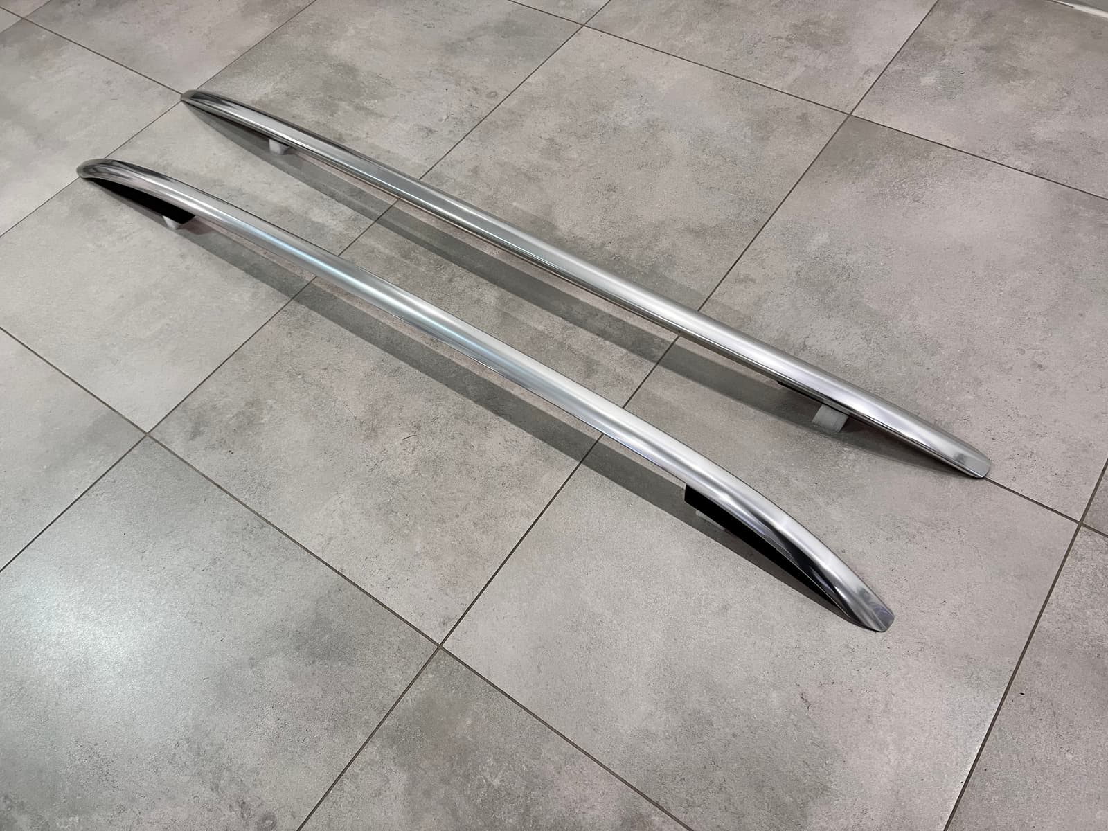 Рейлінги на дах OEM Porsche Cayenne 958/Volkswagen Touareg 2010-2018 алюміній 2шт. колір срібло 3