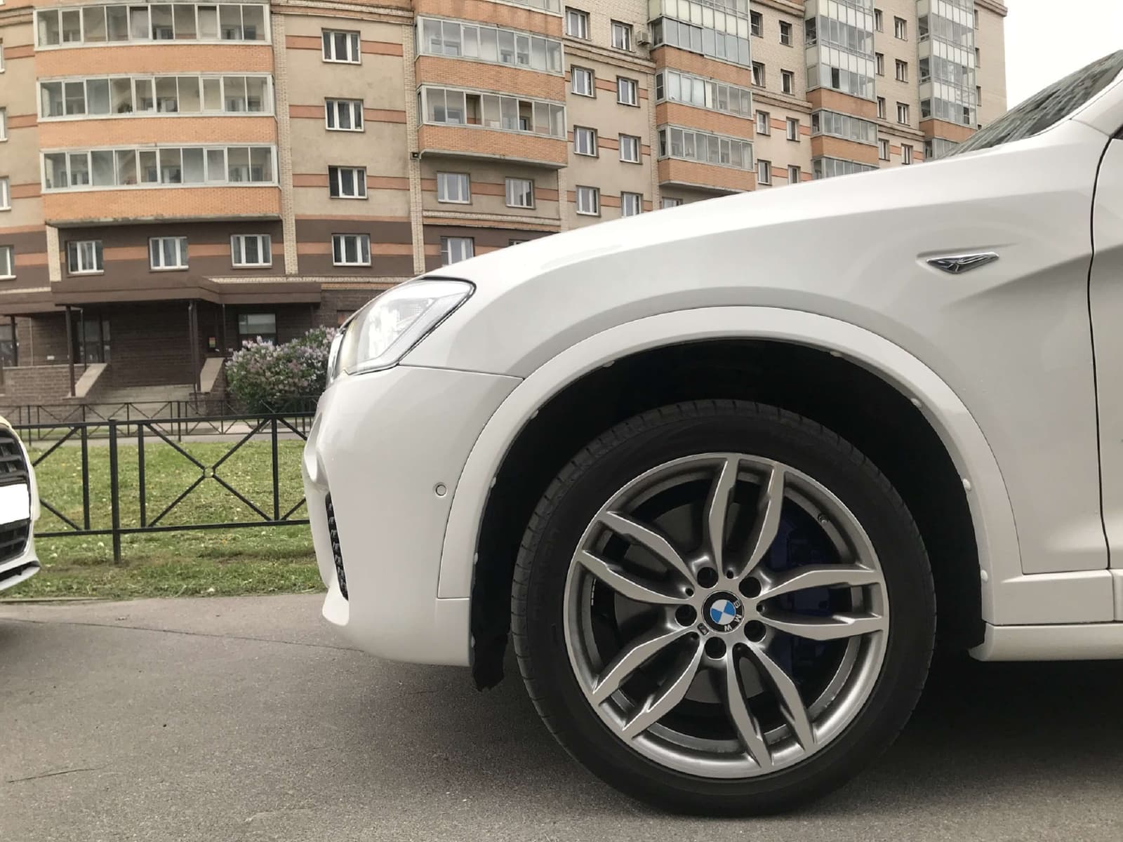 Розширювачі арок (M-Paket) на BMW X3 F25 2014-2017 року 6