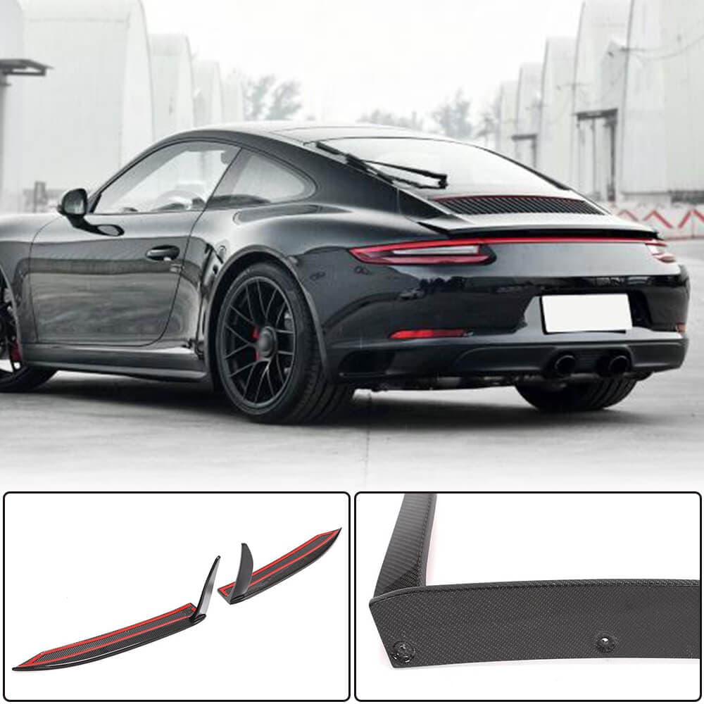Накладки на задній бампер (для Carrera 4 GTS 2017-2018, Карбон)