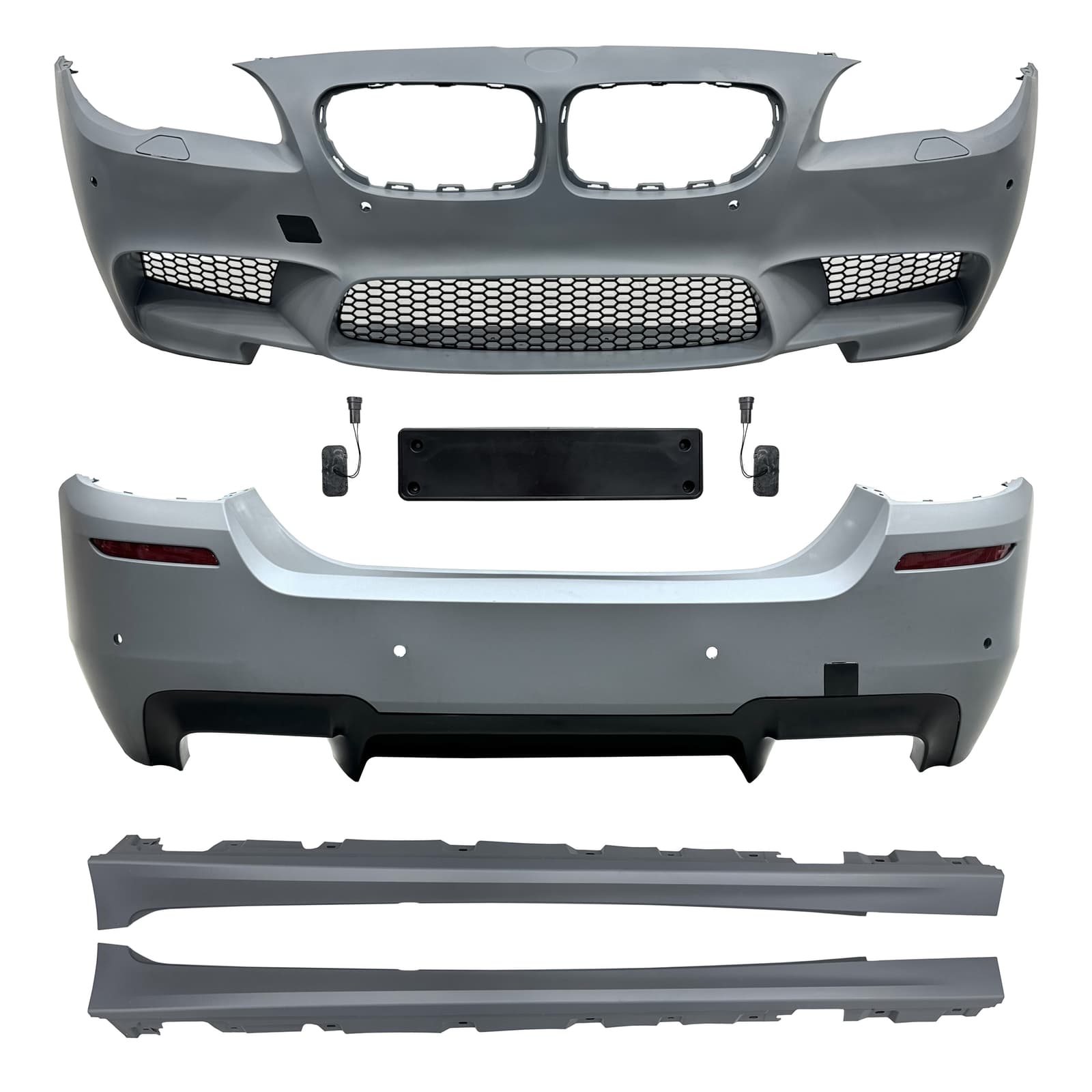Комплект обвісу в стилі M5 для BMW 5 series F10 2010-2016 (передній / задній бампер, пороги)