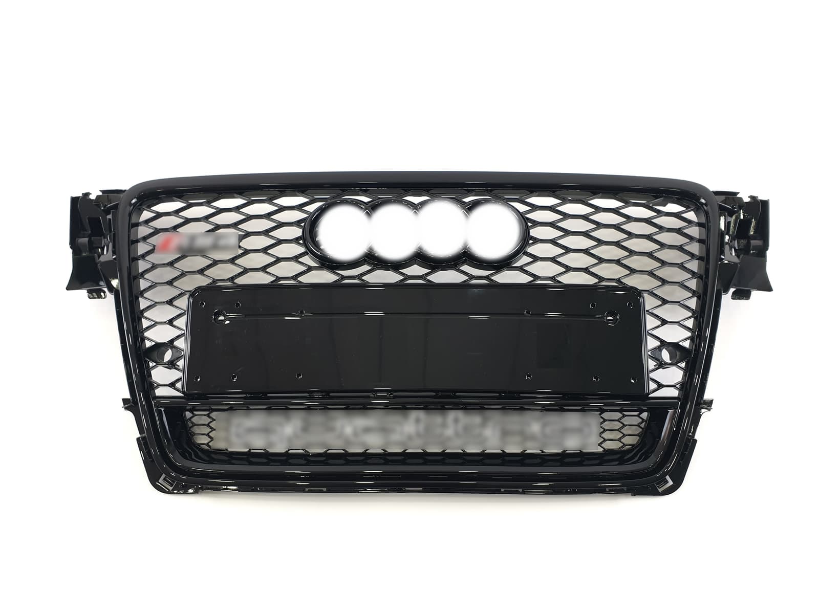 Решітка радіатора Full Black (в стилі RS4 quattro) на Audi A4 B8 2007-2011 року 2