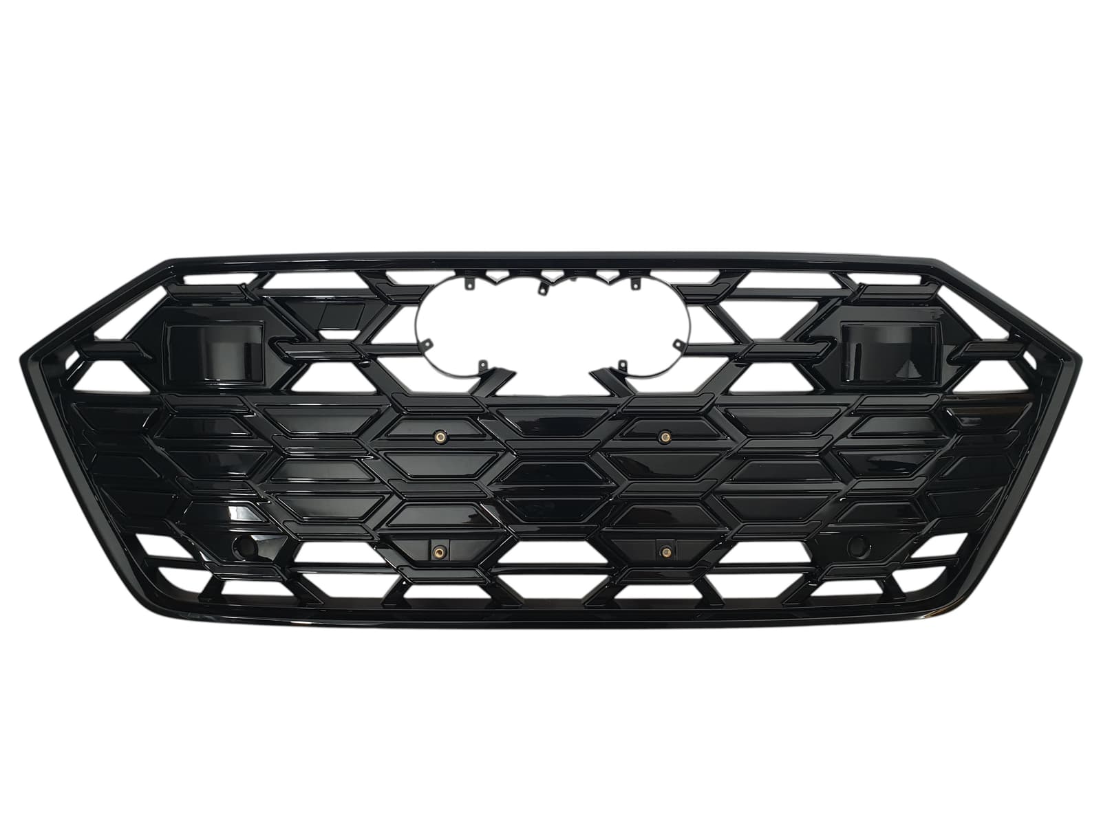 Решітка радіатора Full Black (стиль S7) під дистронік на Audi A7 4K 2023-2024 року 2