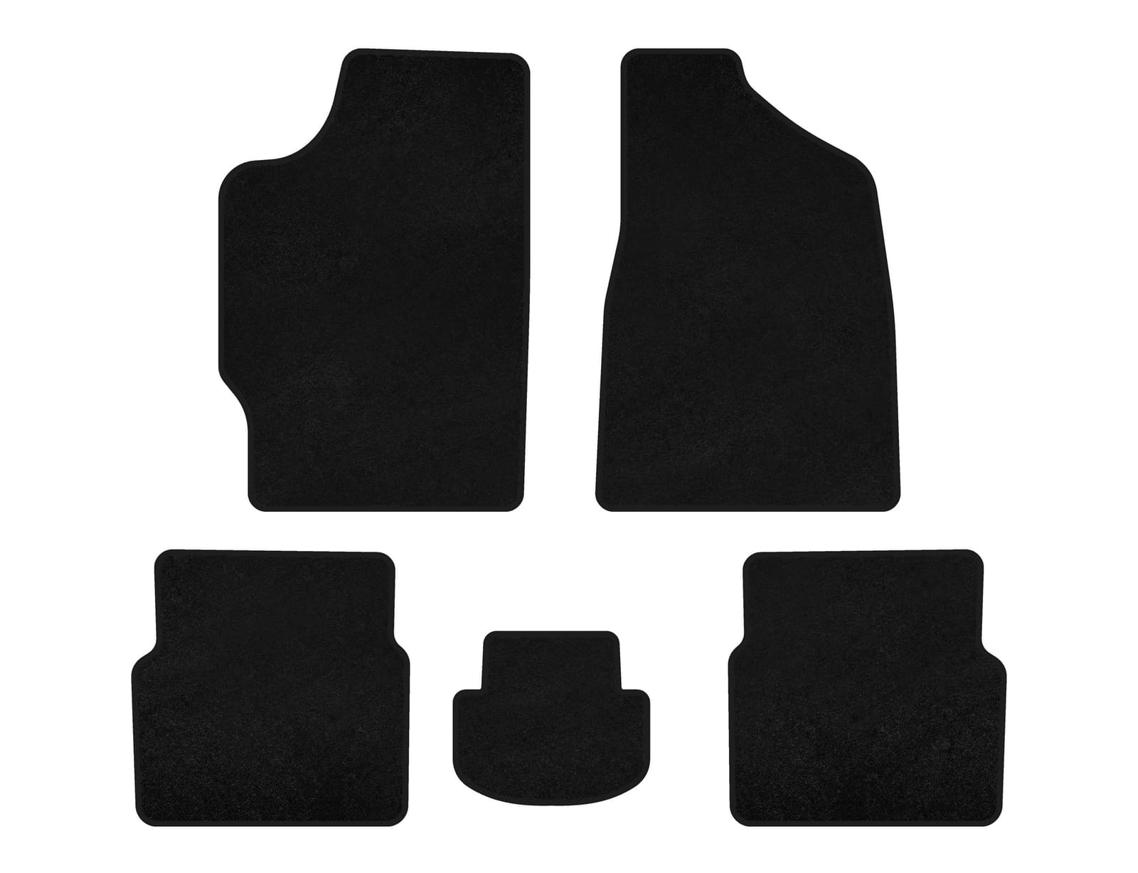 Килимки текстильні Classic (Sedan, чорні)