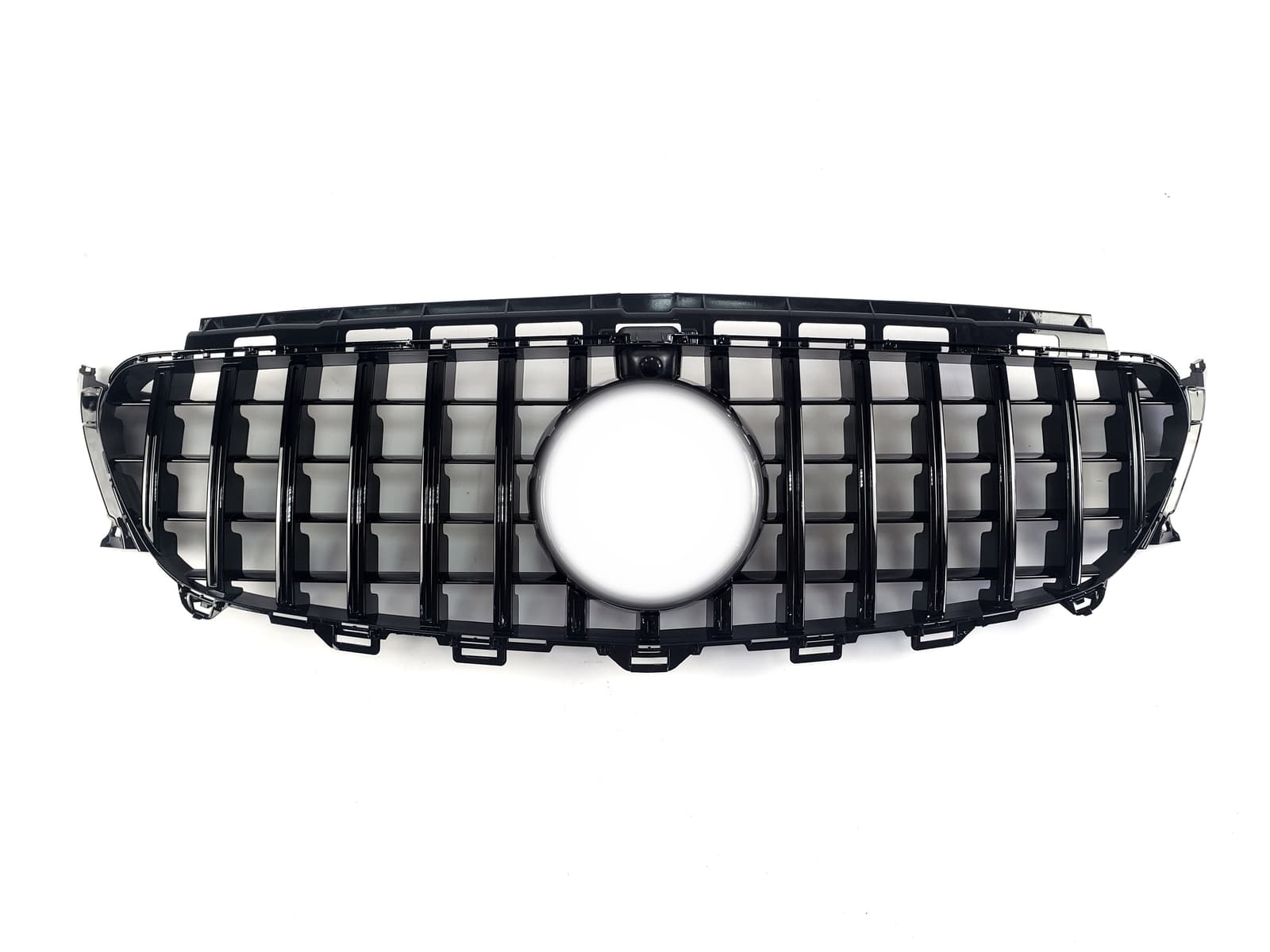 Решітка радіатора Full Black (з місцем під камеру) GT на Mercedes-Benz E-Class W213 2016-2020 року