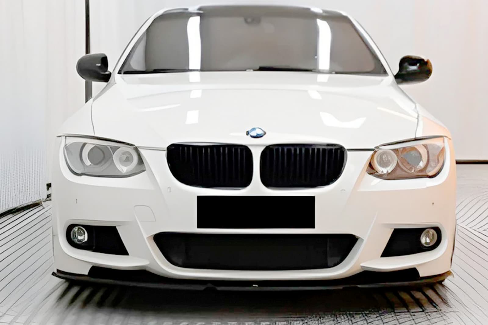 Передня Lip накладка (для M-Sport 2010-2013, чорний глянець)
