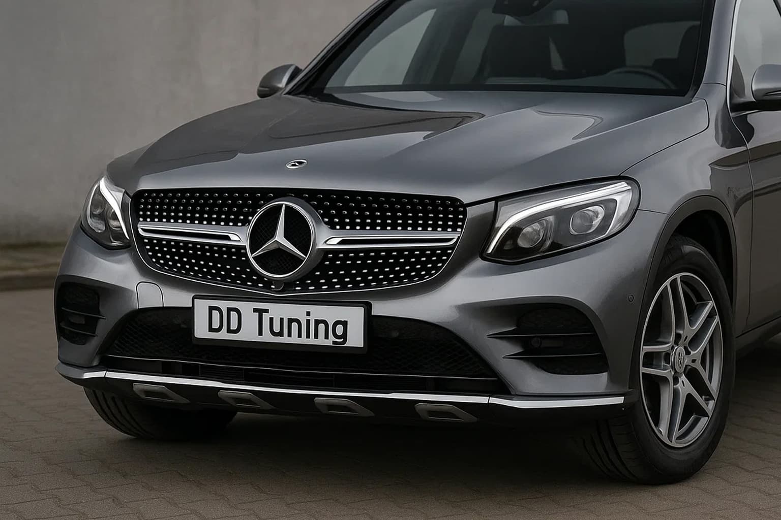 Передня решітка Diamond Silver (2015-2019) Без місця під камеру