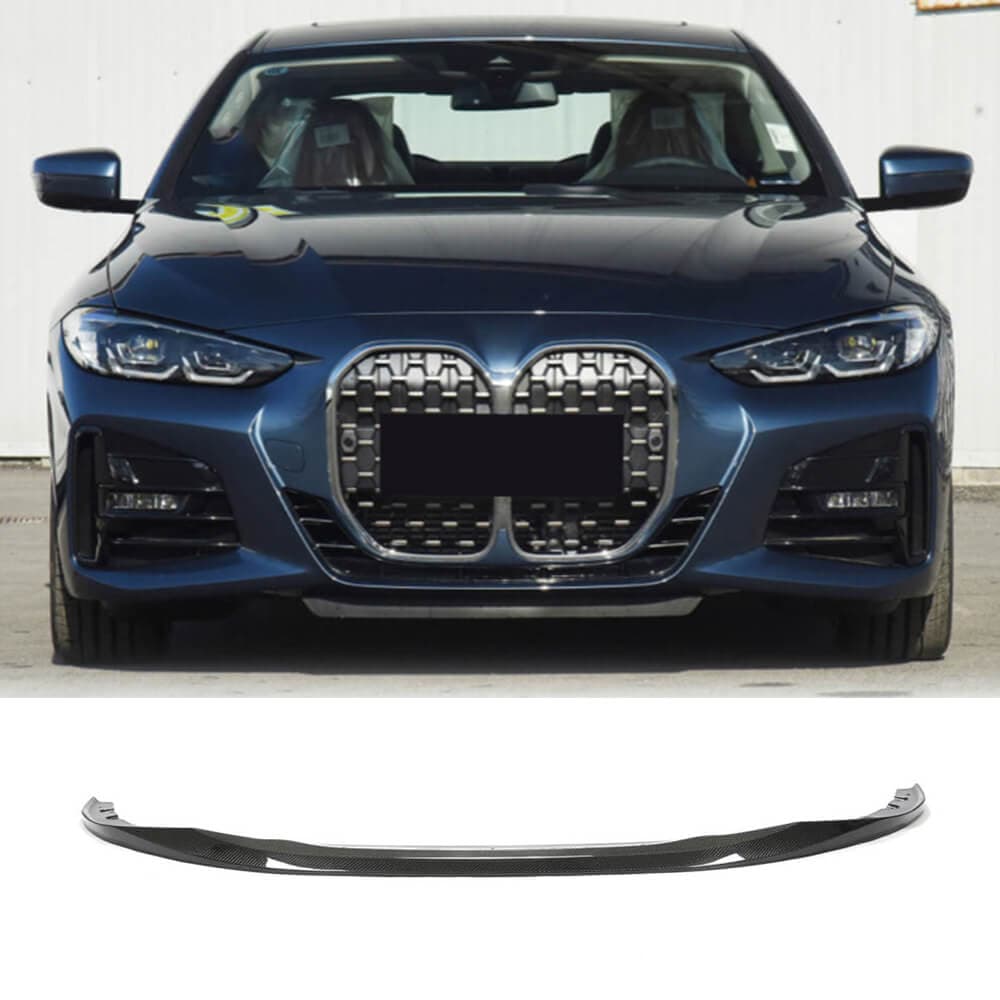 Накладка на передній бампер Lip V2 (для G22/G23 M-Sport, Карбон)