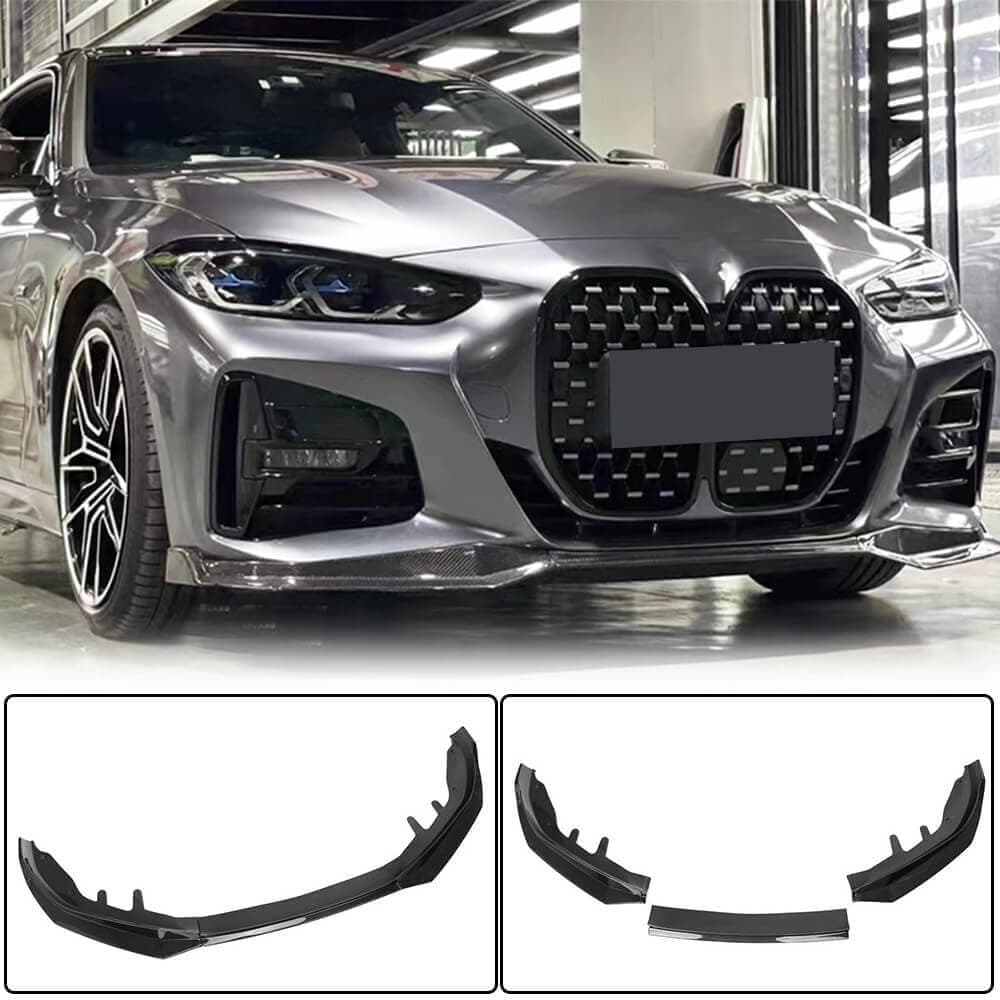 Накладка на передній бампер Lip V1 (для G22/G23 M-Sport, Карбон)