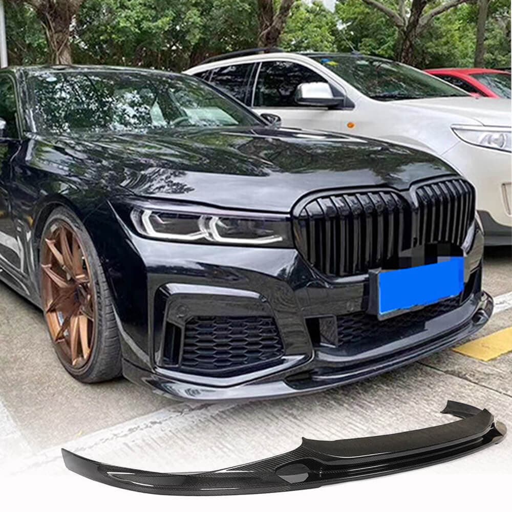 Накладка на передній бампер Lip V2 (для M-Sport 2019-2022, Карбон)