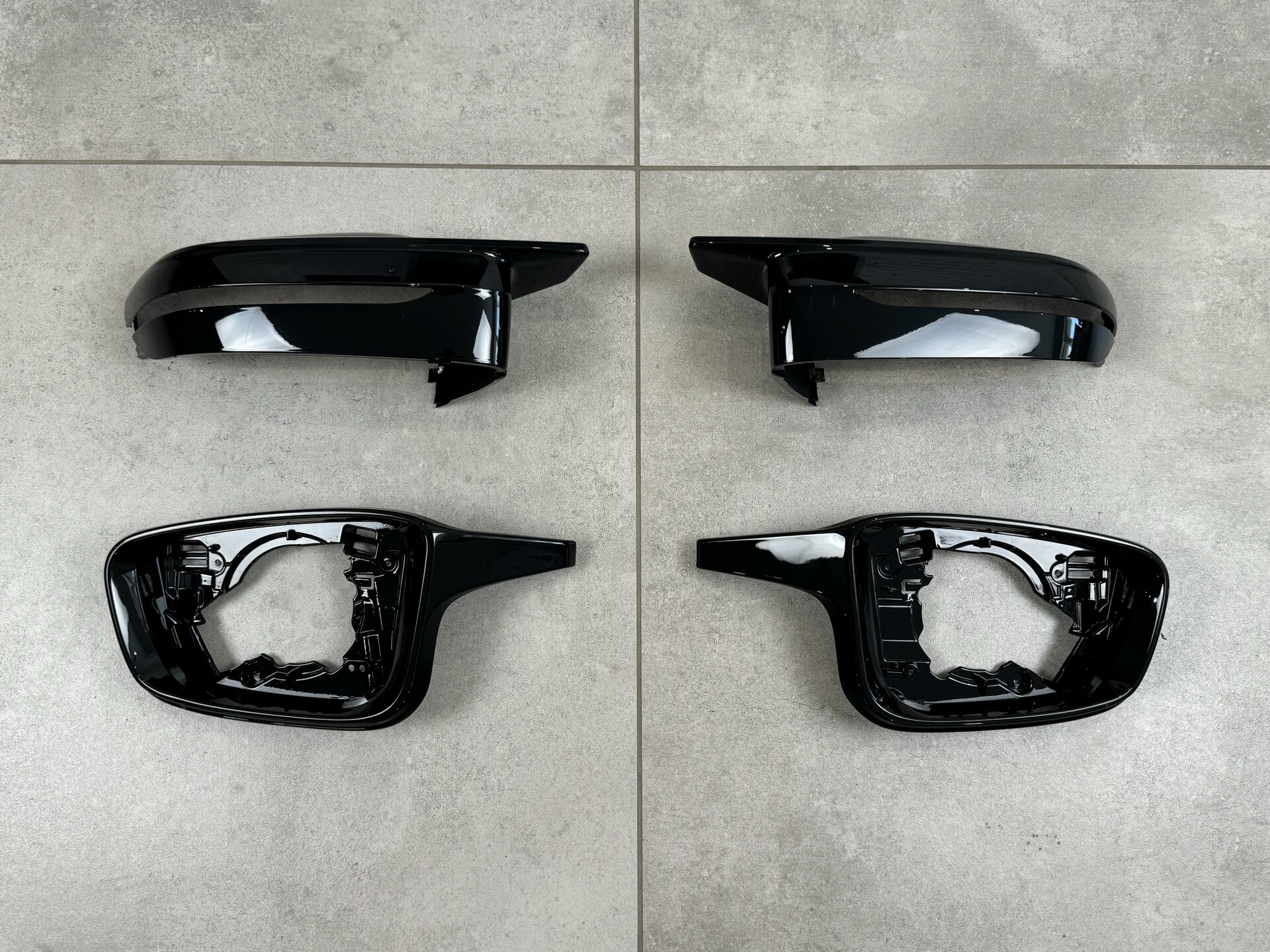 Корпуси дзеркал M LOOK BMW G11 G12 G14 G15 G16 G20 G21 G22 G23 G26 G30 G31 G32 чорний глянець V2 6