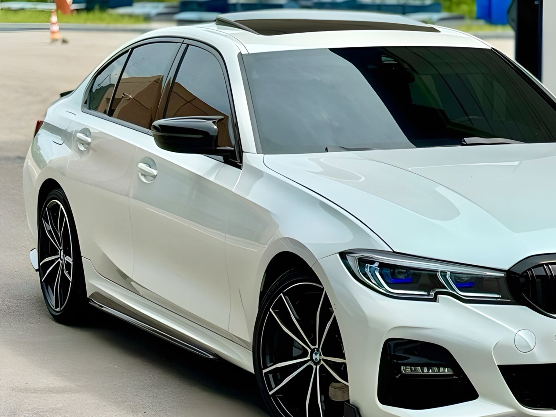 Корпуси дзеркал M LOOK BMW G11 G12 G14 G15 G16 G20 G21 G22 G23 G26 G30 G31 G32 чорний глянець 6
