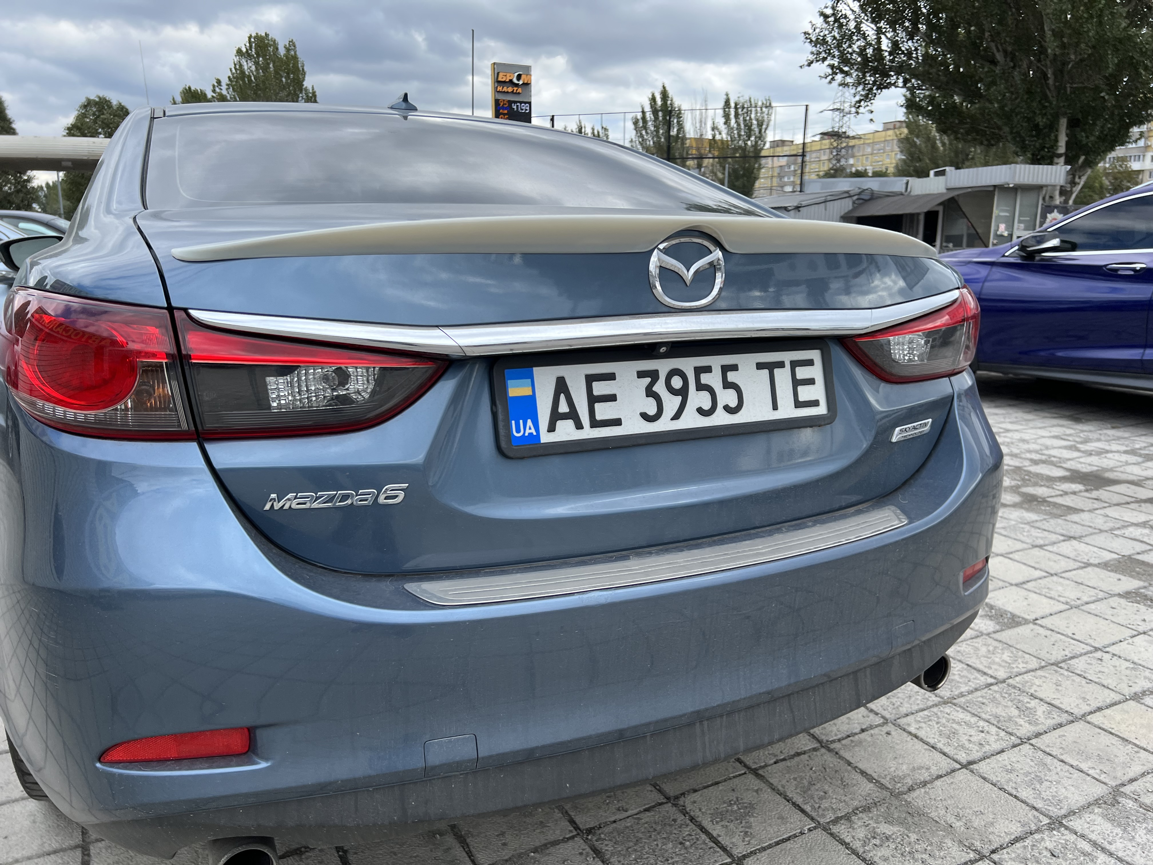 Спойлер ліп на багажник Mazda 6 2013 - ABS пластик під фарбування 5