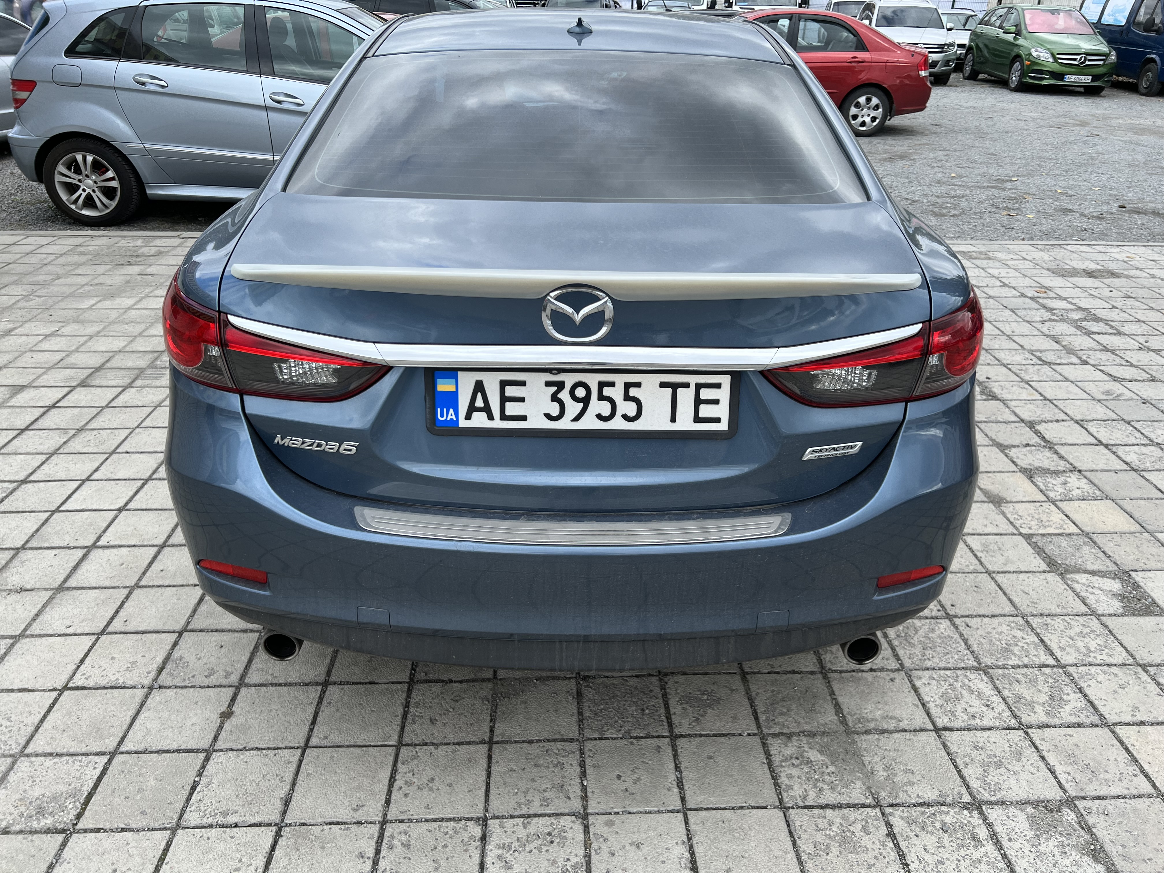 Спойлер ліп на багажник Mazda 6 2013 - ABS пластик під фарбування 4