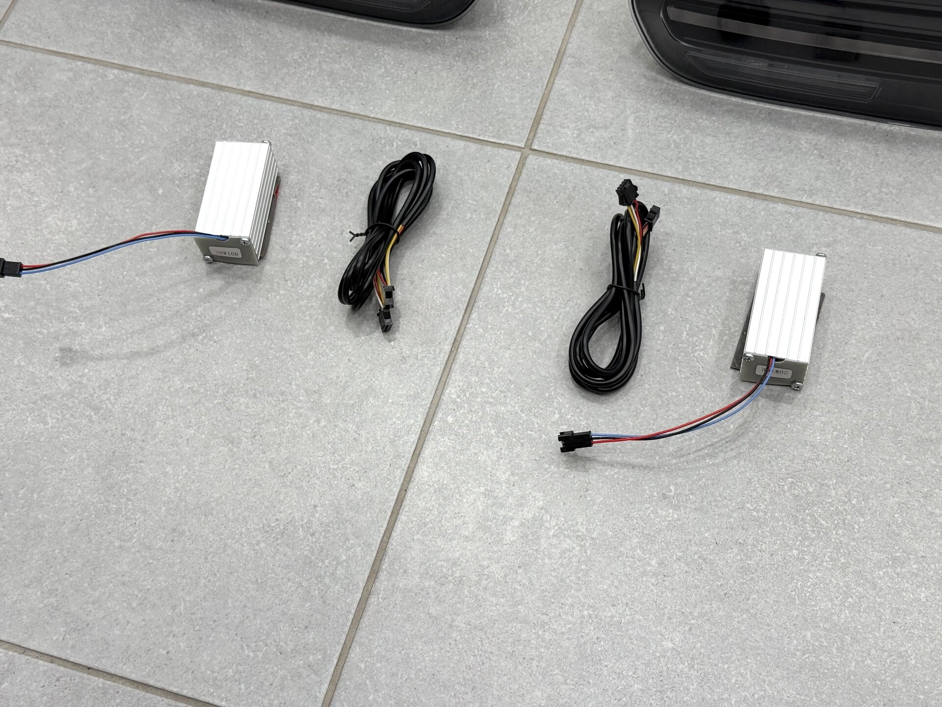 Задні LED ліхтарі стиль CSL для BMW 3 series F30 2012-2018 димчасті, комплект 4шт. 5