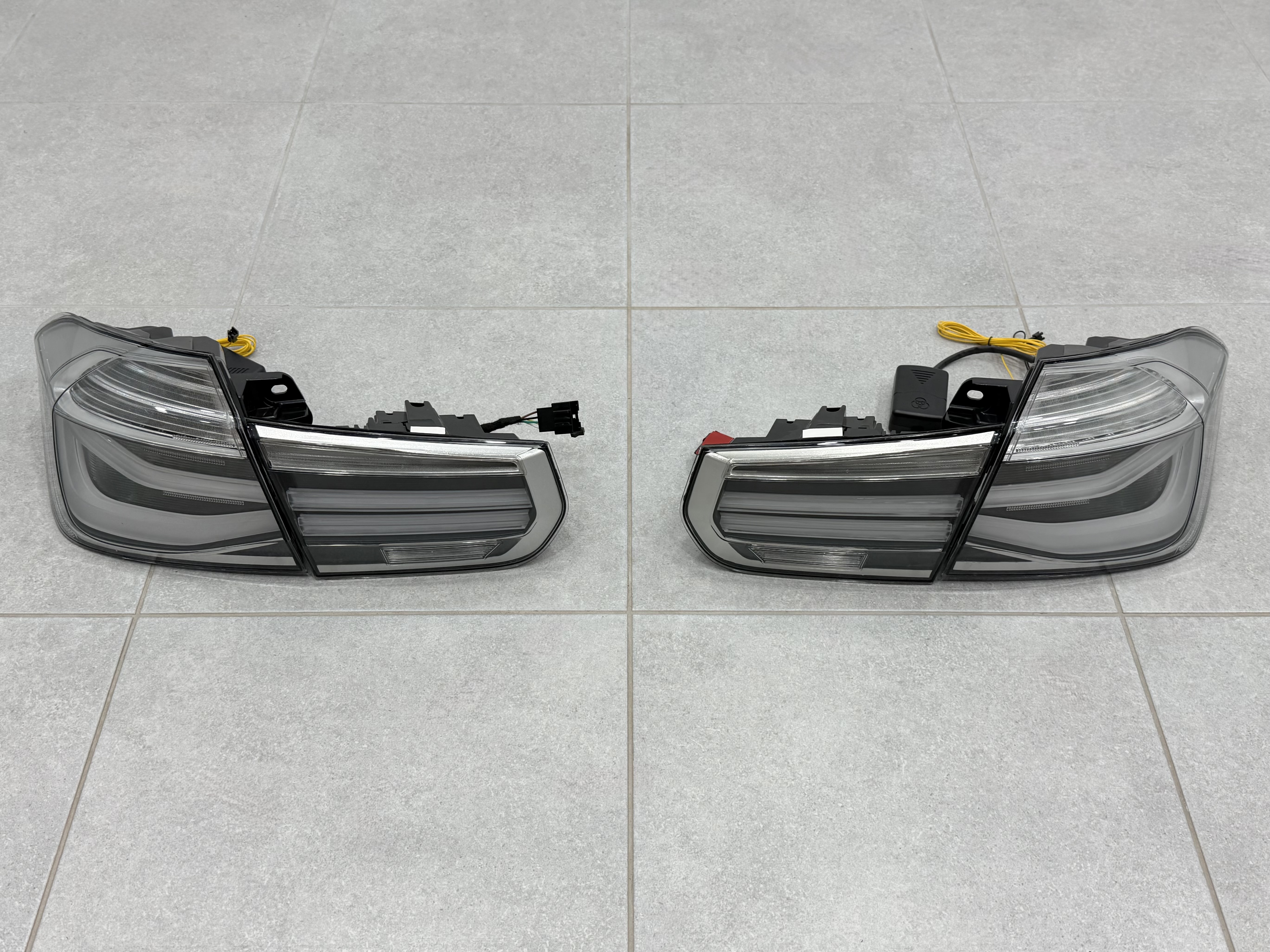 Задні LED ліхтарі рестайлінг для BMW 3 series F30 2012-2018 білі, комплект 4шт. 2