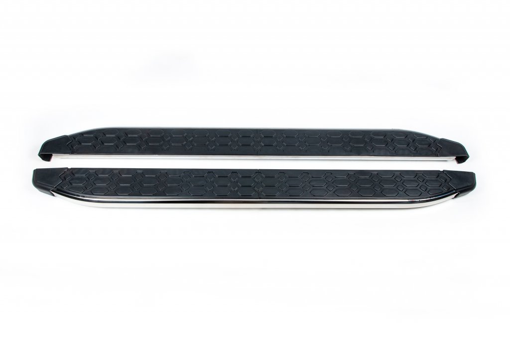 Бокові пороги Black Line (2 шт., Алюміній) Довжина 183 см