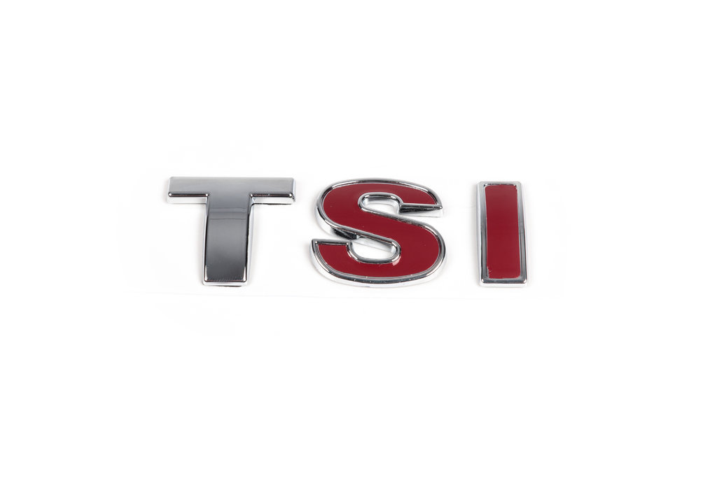 Напис TSI (прямий шрифт) Всі хром 2