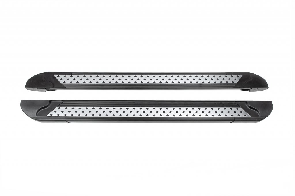 Бокові пороги Vision New Black (2 шт., Алюміній) XS - Коротка база 5
