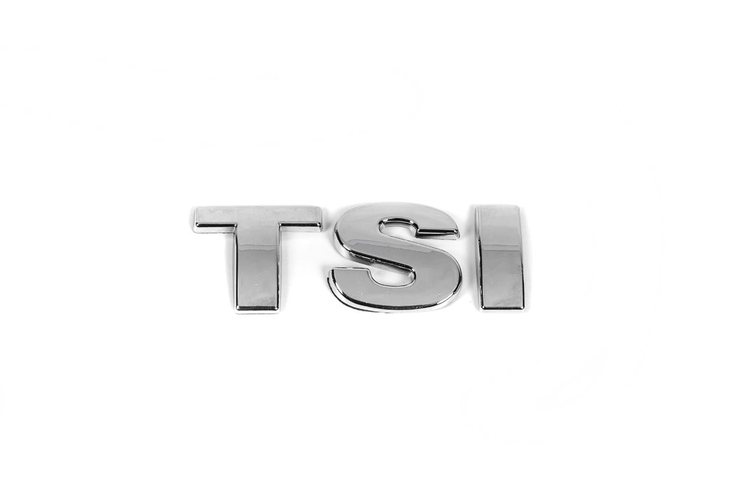 Напис TSI (прямий шрифт) Всі хром 3