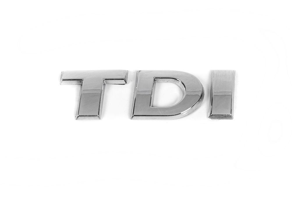 Напис TDI (косою шрифт) Всі хром 2