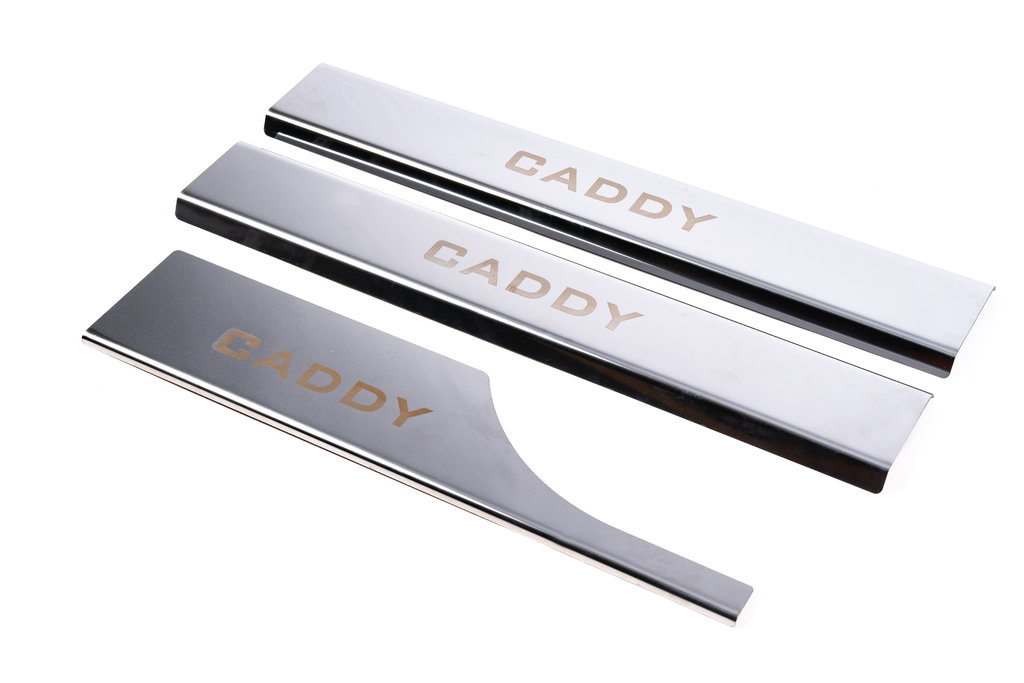 Накладки на внутрішні пороги (Carmos, сталь) 4 штуки 6