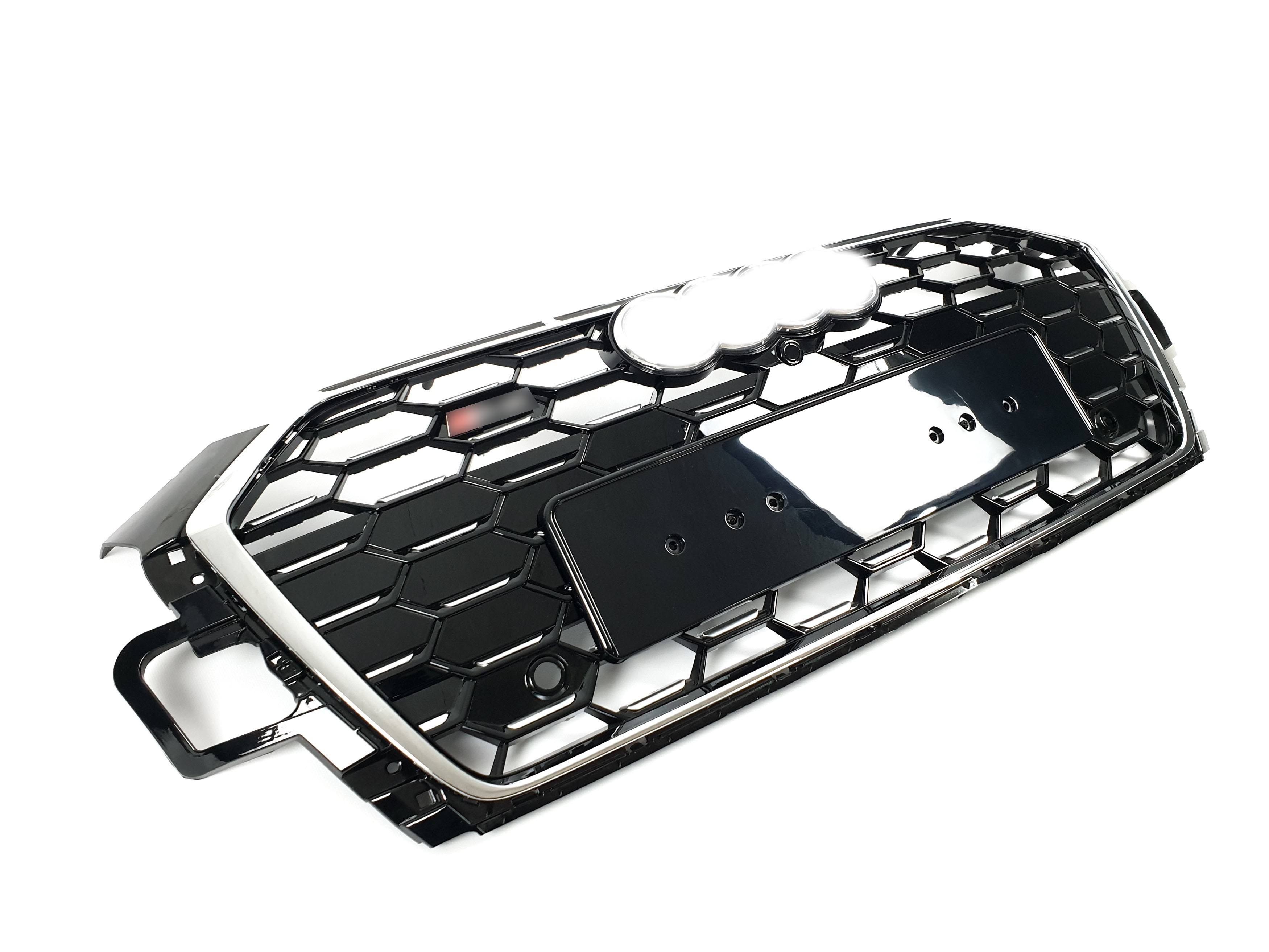 Решітка радіатора Chrome Black (Gloss) (в стилі S5) на Audi A5 B9 2020-2023 року 2