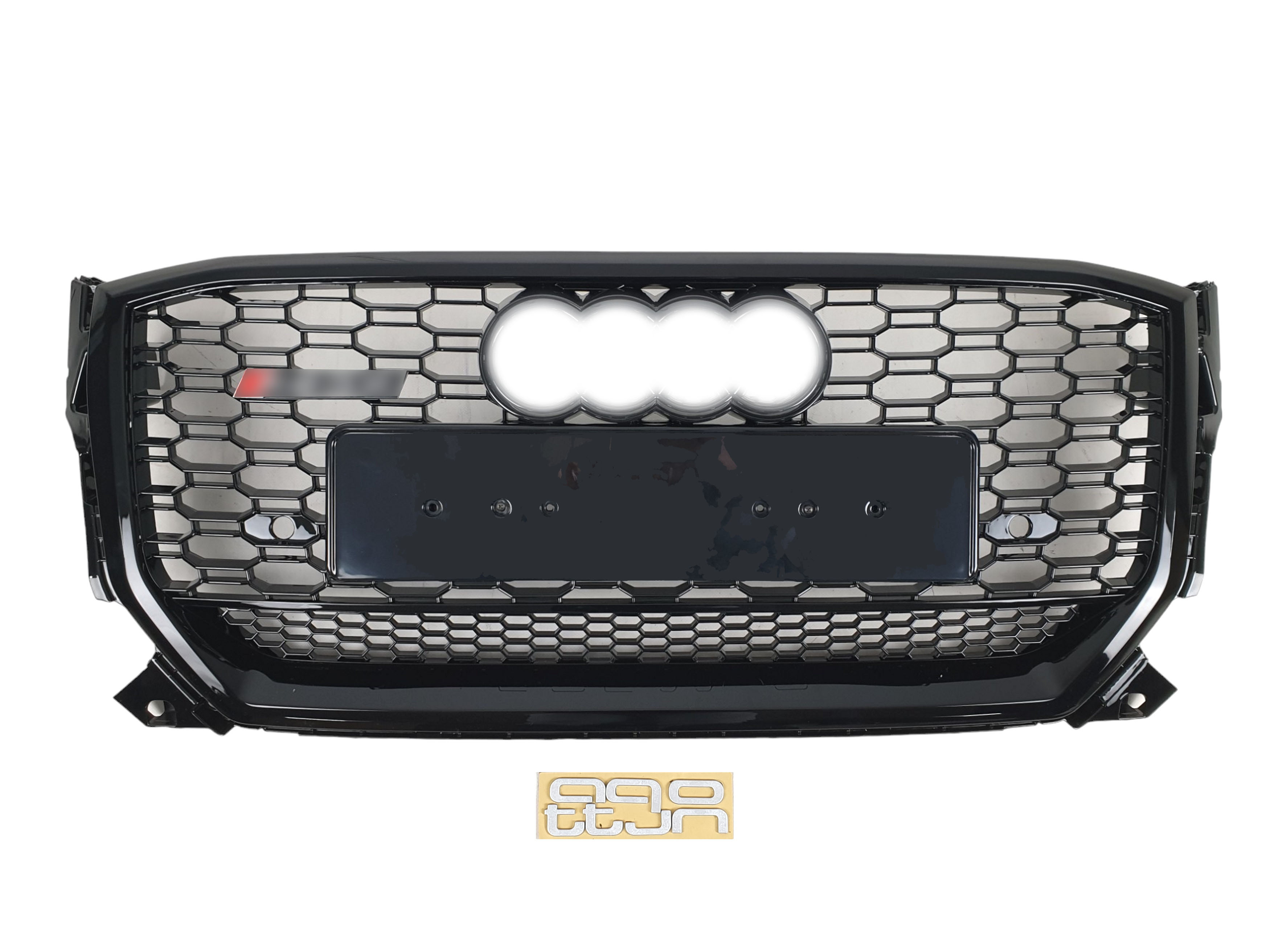 Решітка радіатора Full Black (в стилі RSQ2) на Audi Q2 GA 2016-2020 року