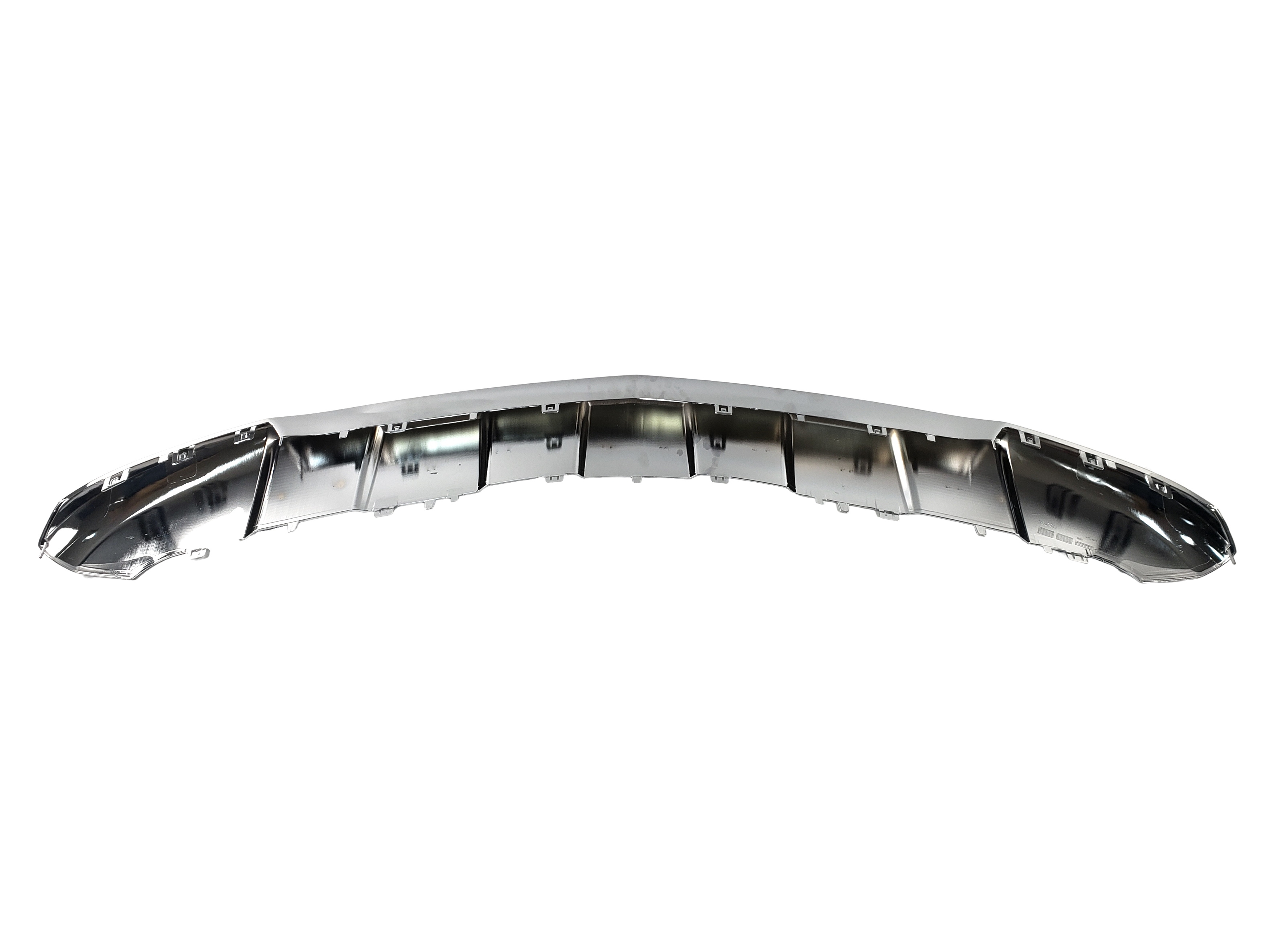 Накладки на бампер передній (Хром) на Mercedes-Benz GL-Class X166 2012-2015 року 4