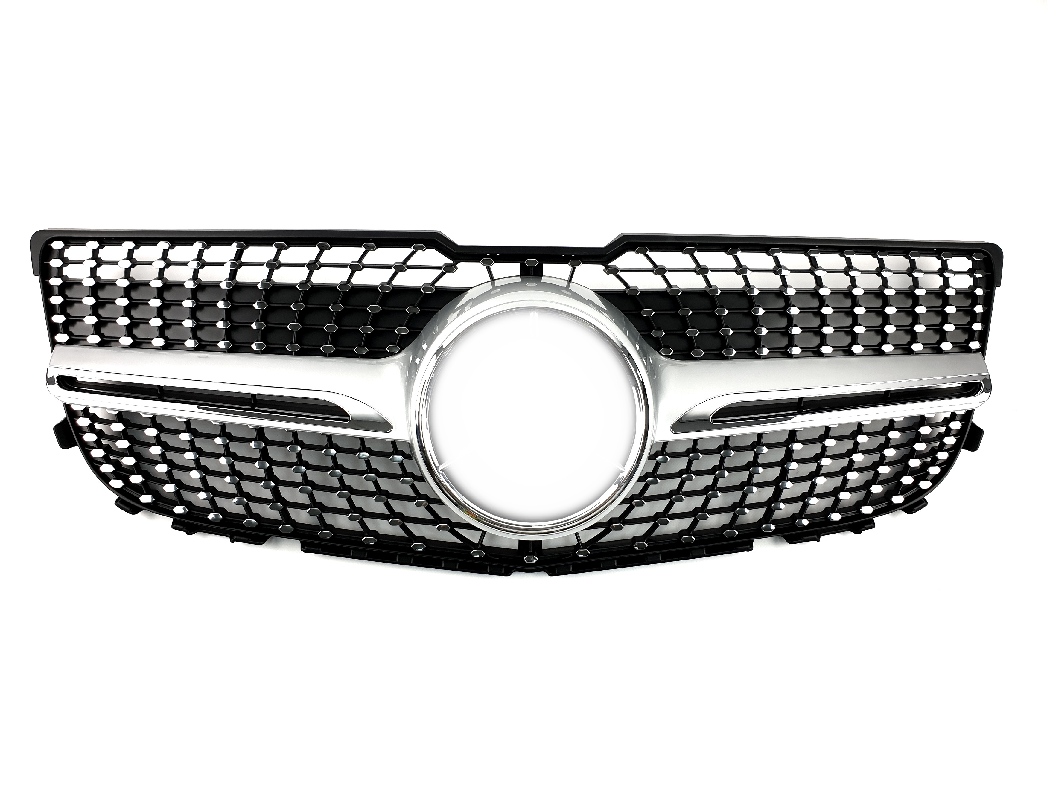 Решітка радіатора Silver Diamond на Mercedes-Benz GLK-Class X204 2012-2015 року