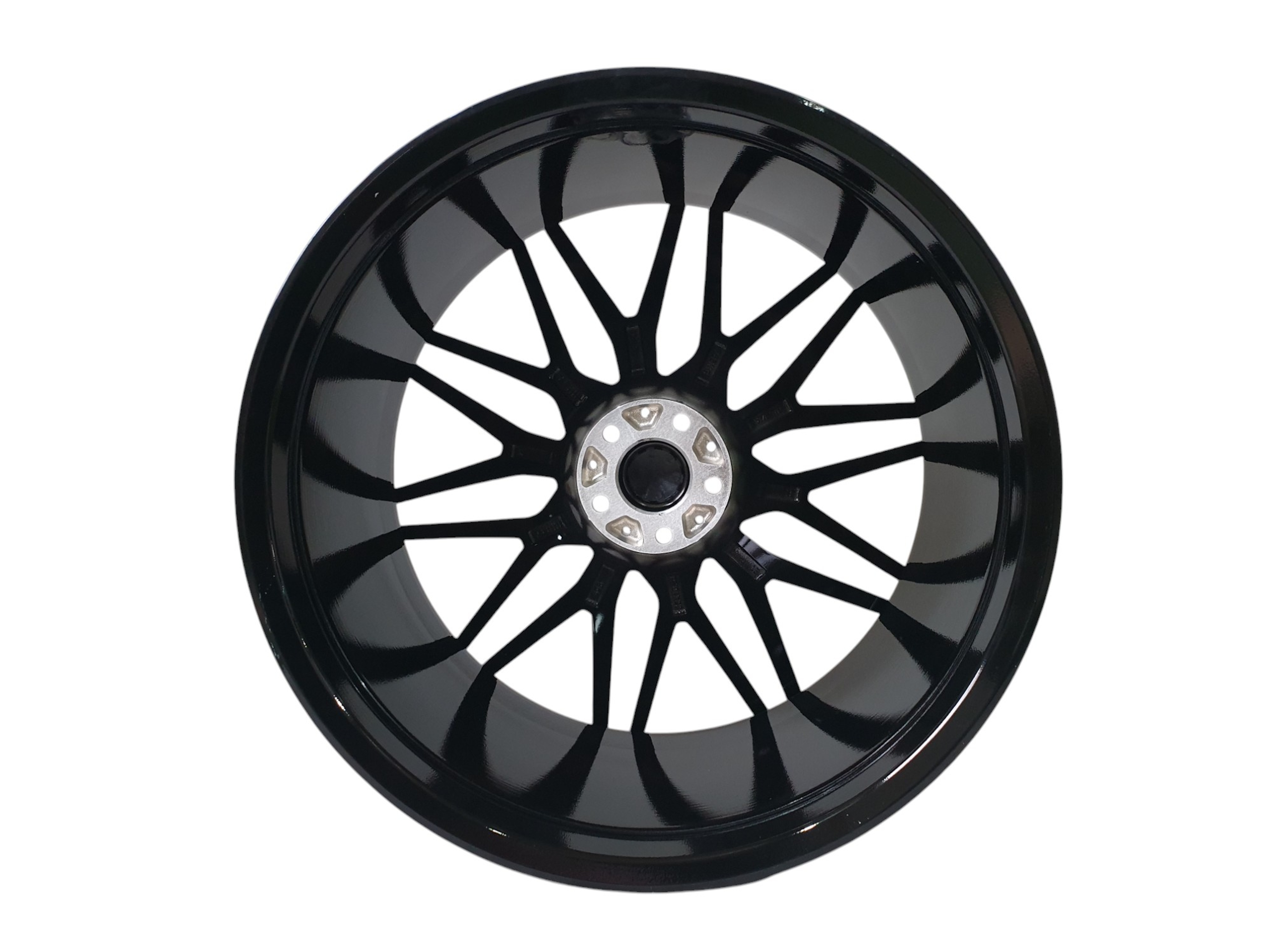 R21 Chrome Black (різноширокі) Диски на BMW X5 G05 2018-2022 року 3