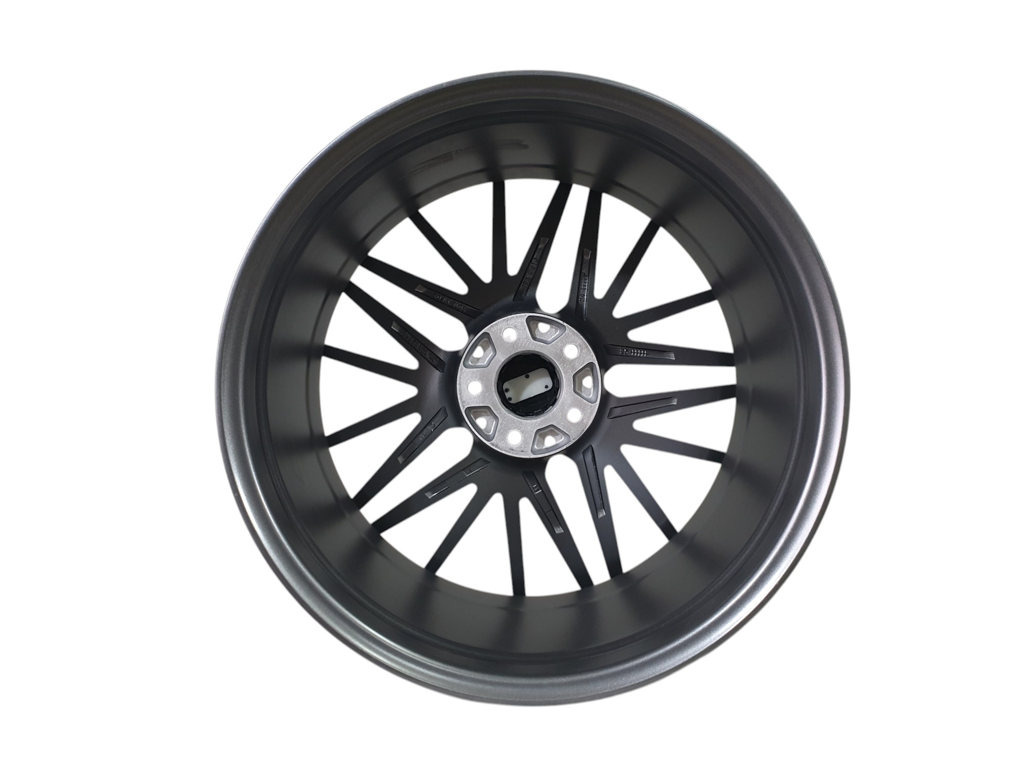 R19 Satin Grey (різноширокі) Диски на Audi A4 B9 2015-2019 року 3