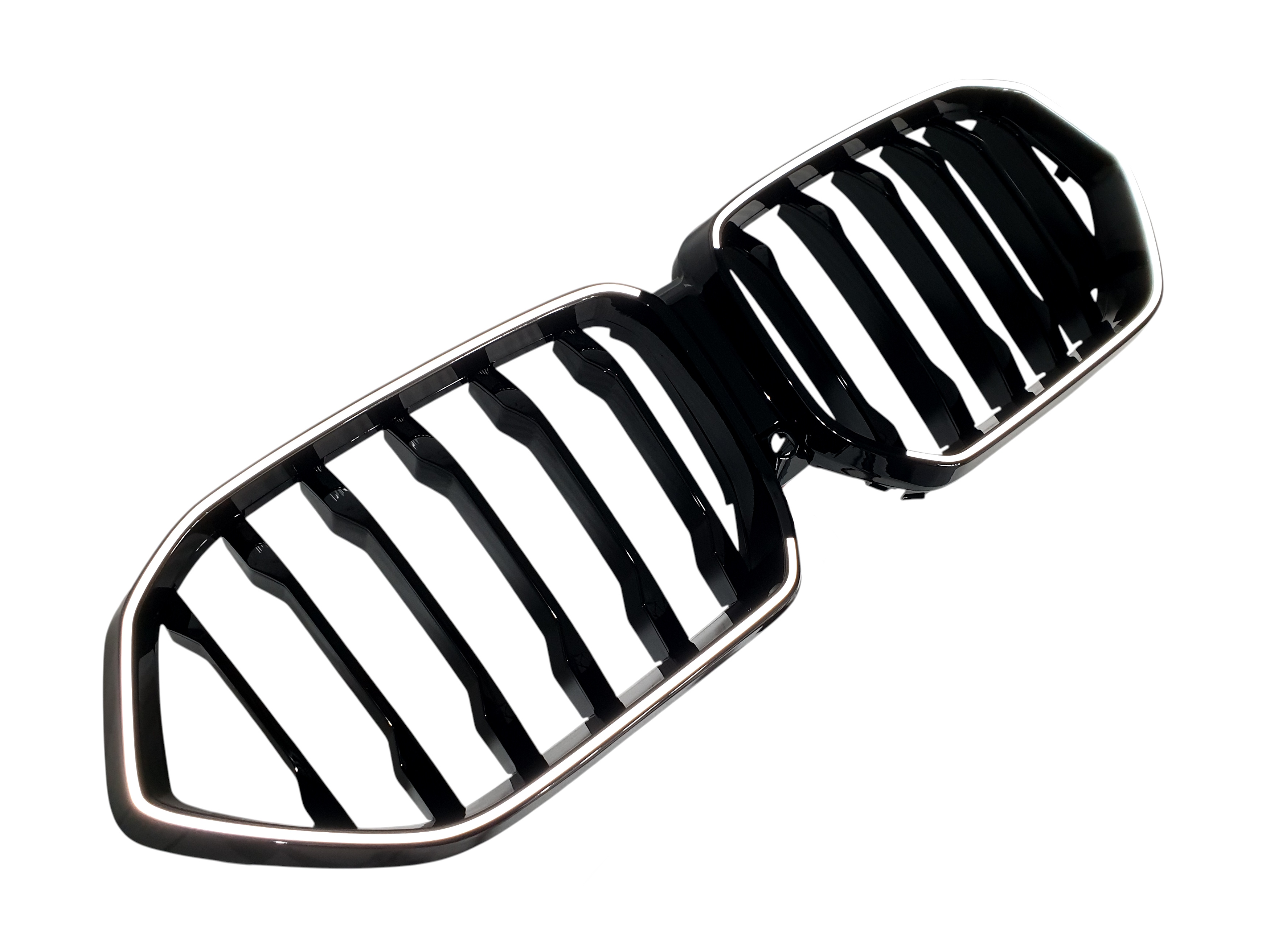 Ніздрі Чорний глянець LED (Iconic Glow) 1bar на BMW X6 G06 2019-2022 року 2