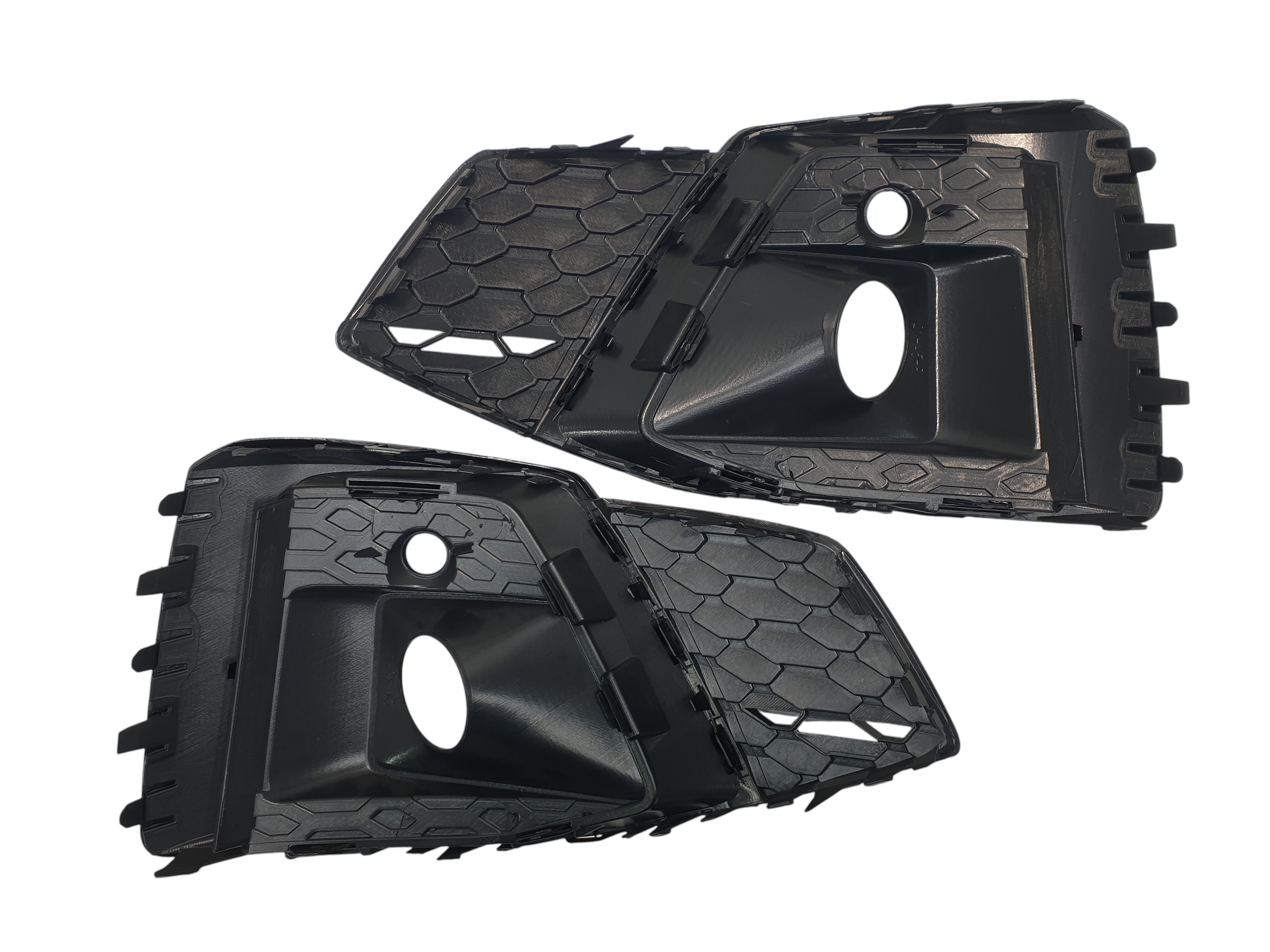 Решітки в бампер Full Black (S-Line) на Audi A5 B9 2020-2023 року 3