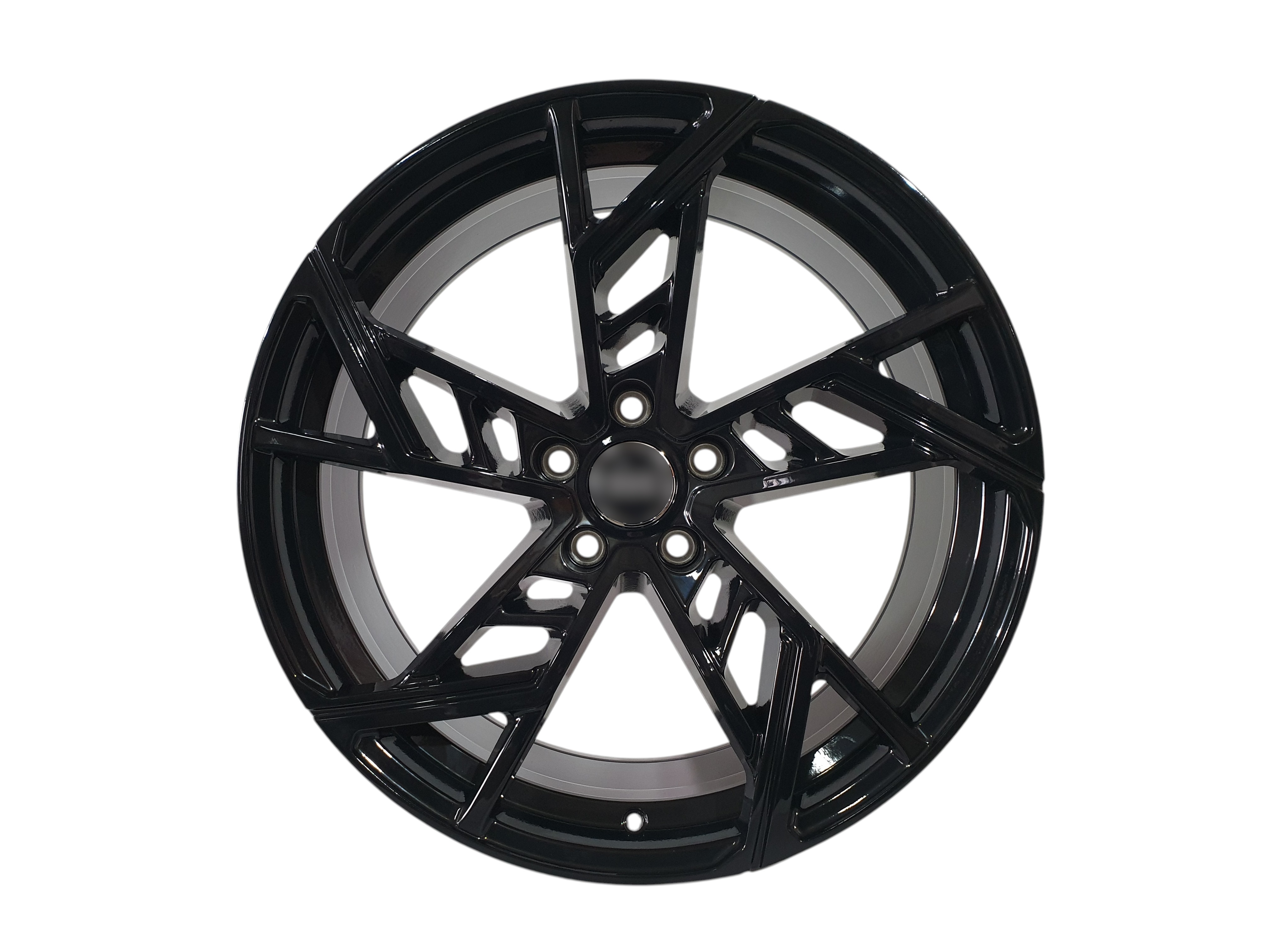 R19 Gloss Black Диски (одноширокі 8.5J ET35) на Audi A4 B8 2007-2011 року