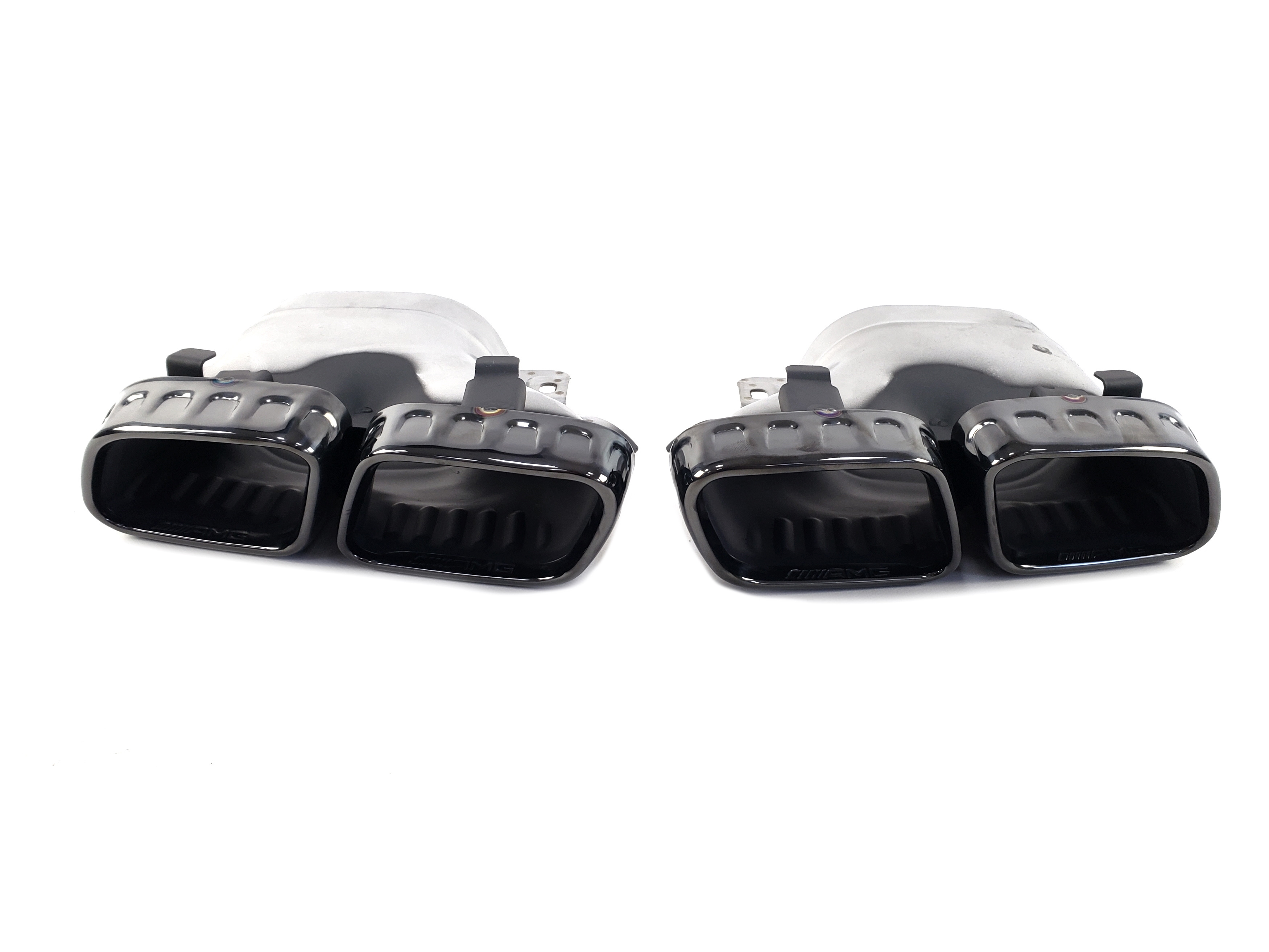 Дифузор (заднього бампера) Full Black (стиль E63) Sedan AMG на Mercedes-Benz E-Class W213 2020-2023 року 6