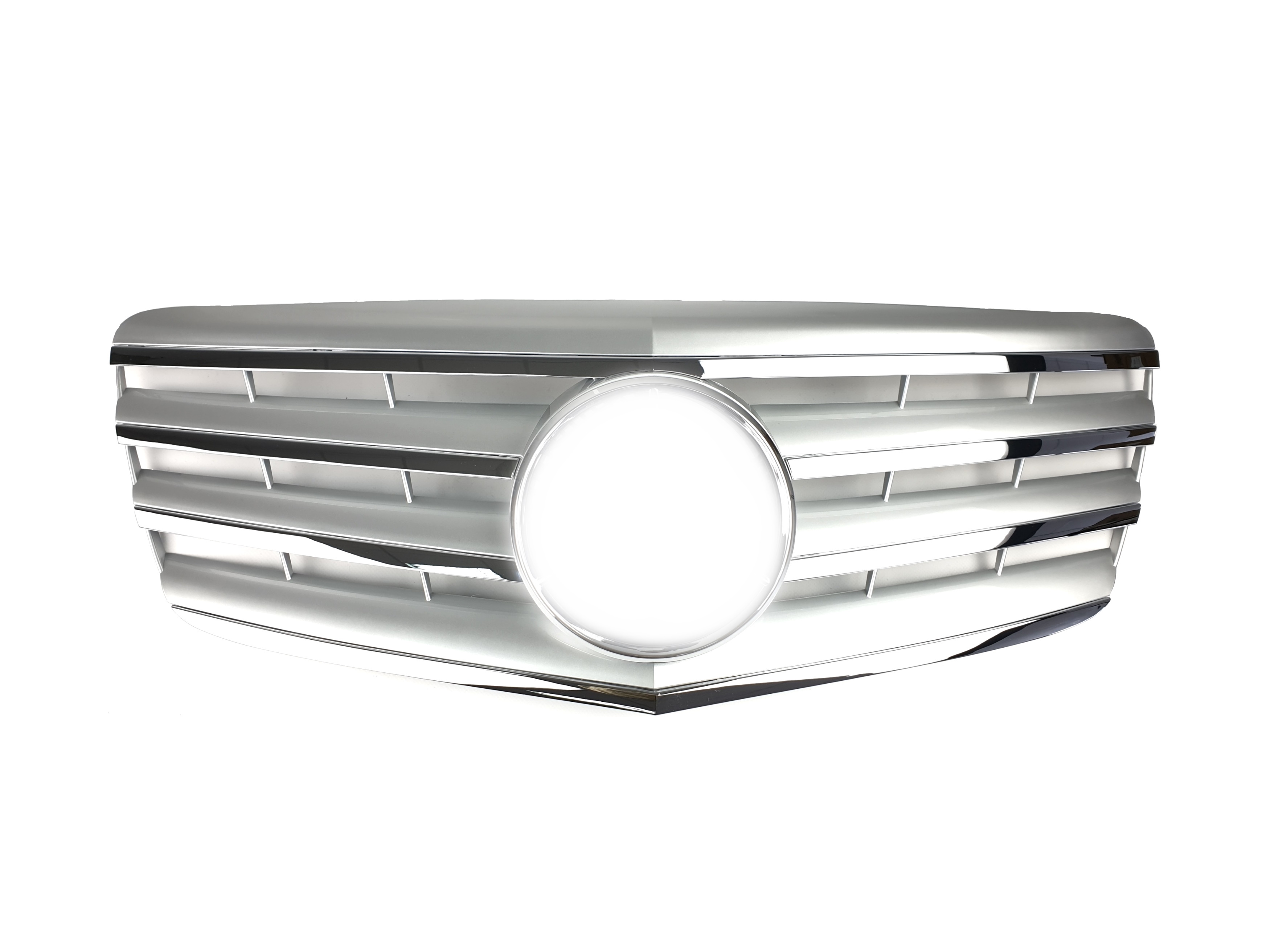 Решітка радіатора Silver CL на Mercedes-Benz E-Class W211 2007-2009 року