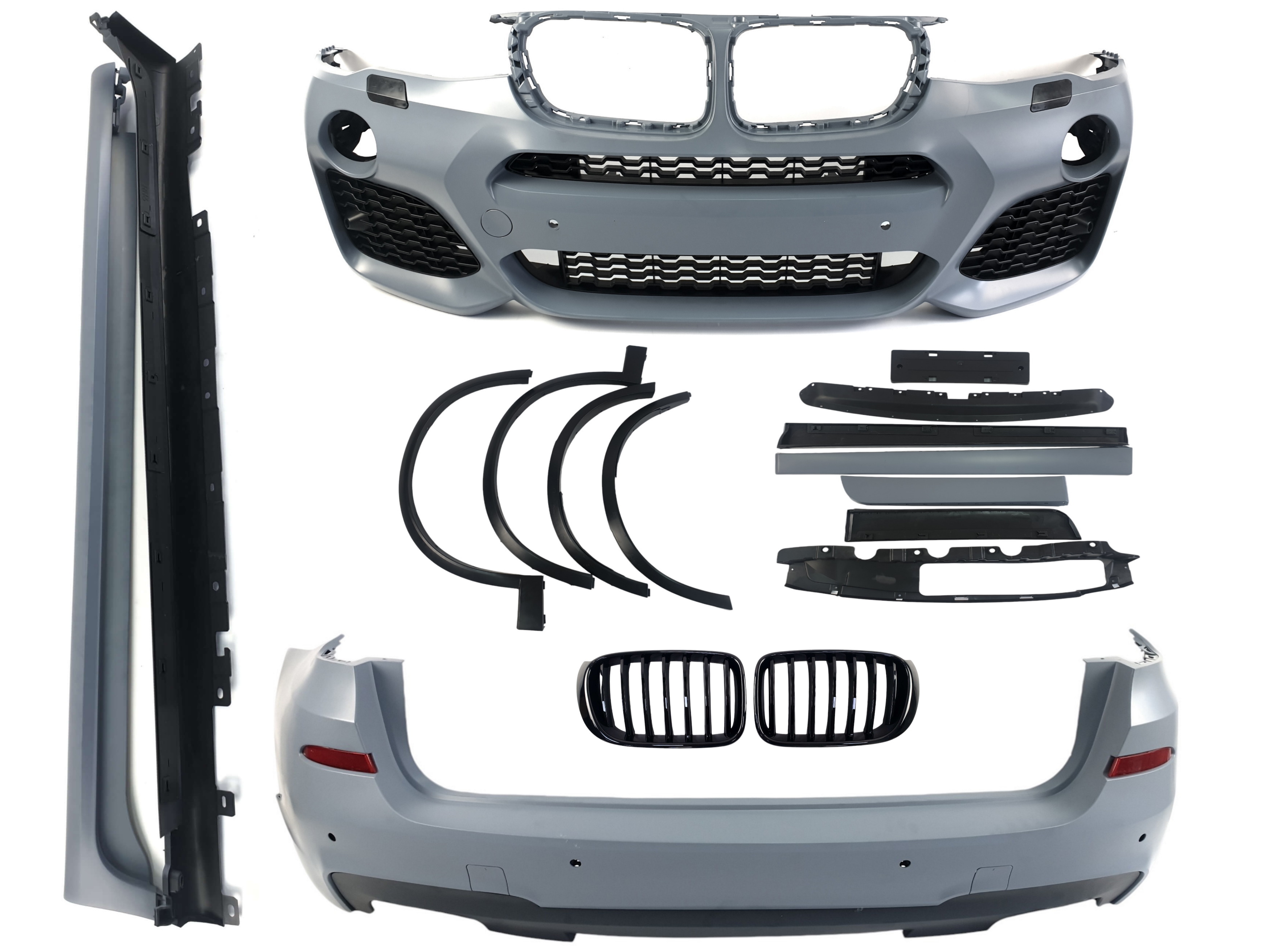 Комплект обвісів (стиль M-Paket) на BMW X3 F25 2014-2017 року