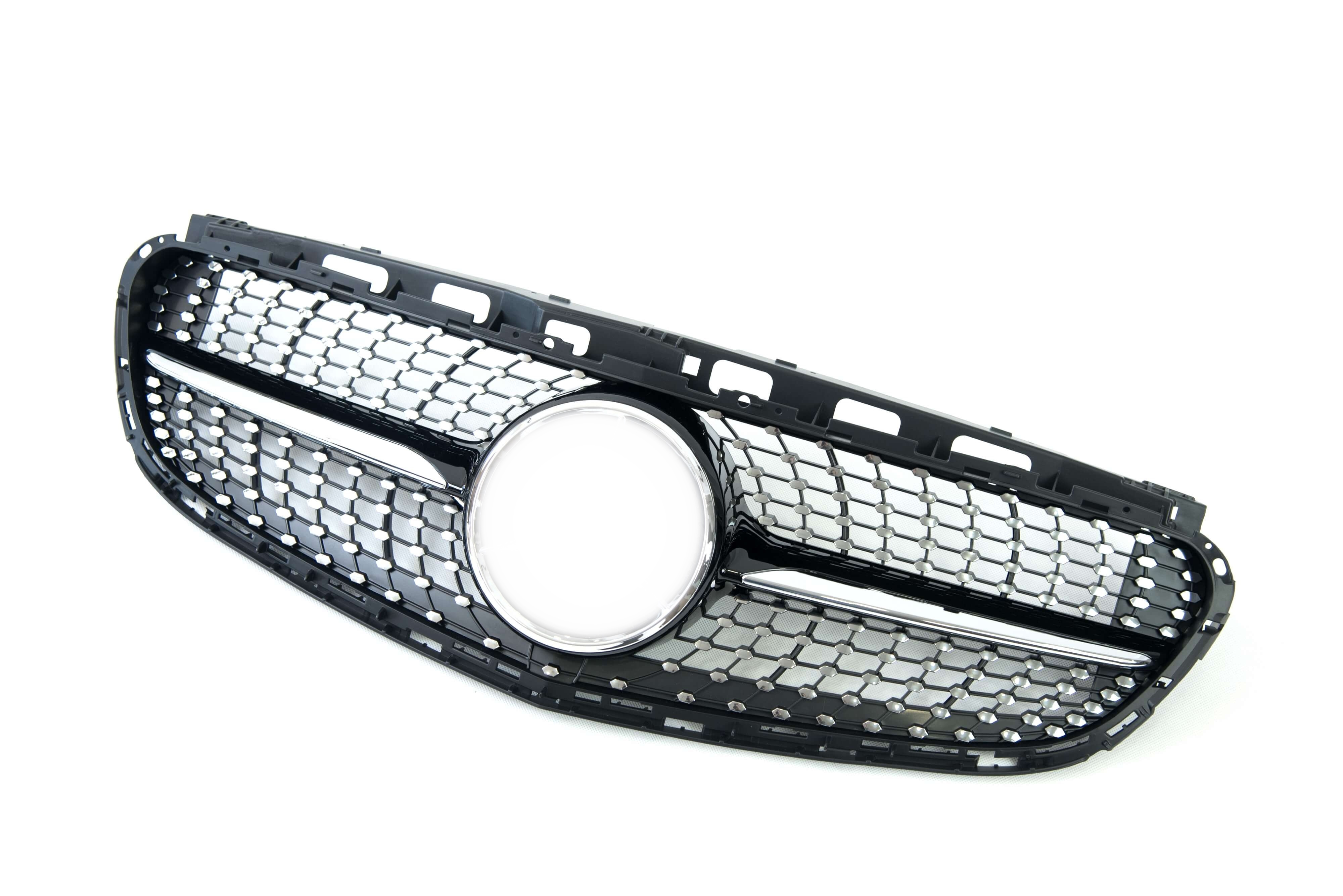 Решітка радіатора Black Diamond на Mercedes-Benz E-Class W212 2013-2016 року 2