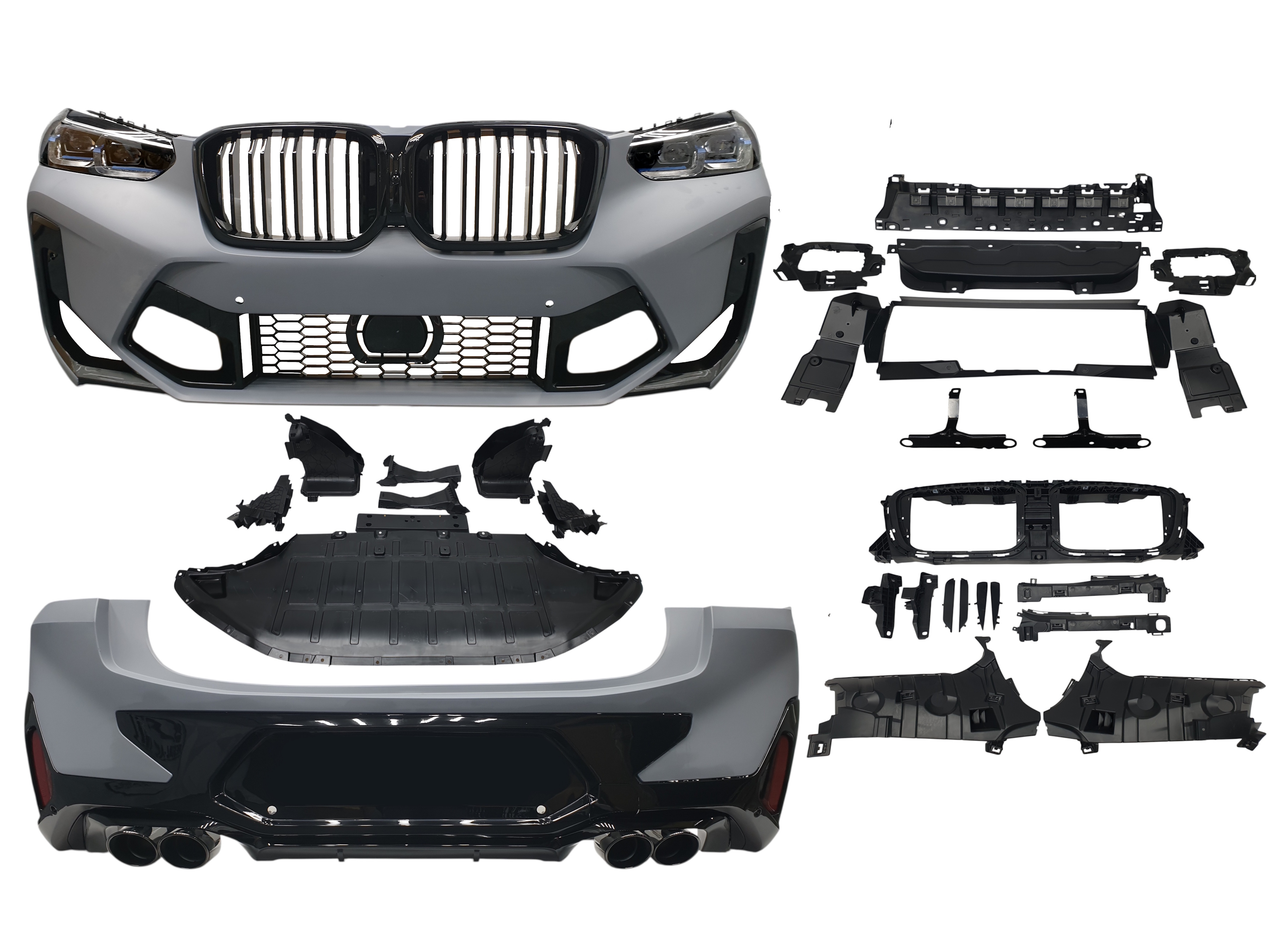 Комплект рестайлінга (в нову модель) (X4M Style 2022+) на BMW X4 G02 2018-2022 року