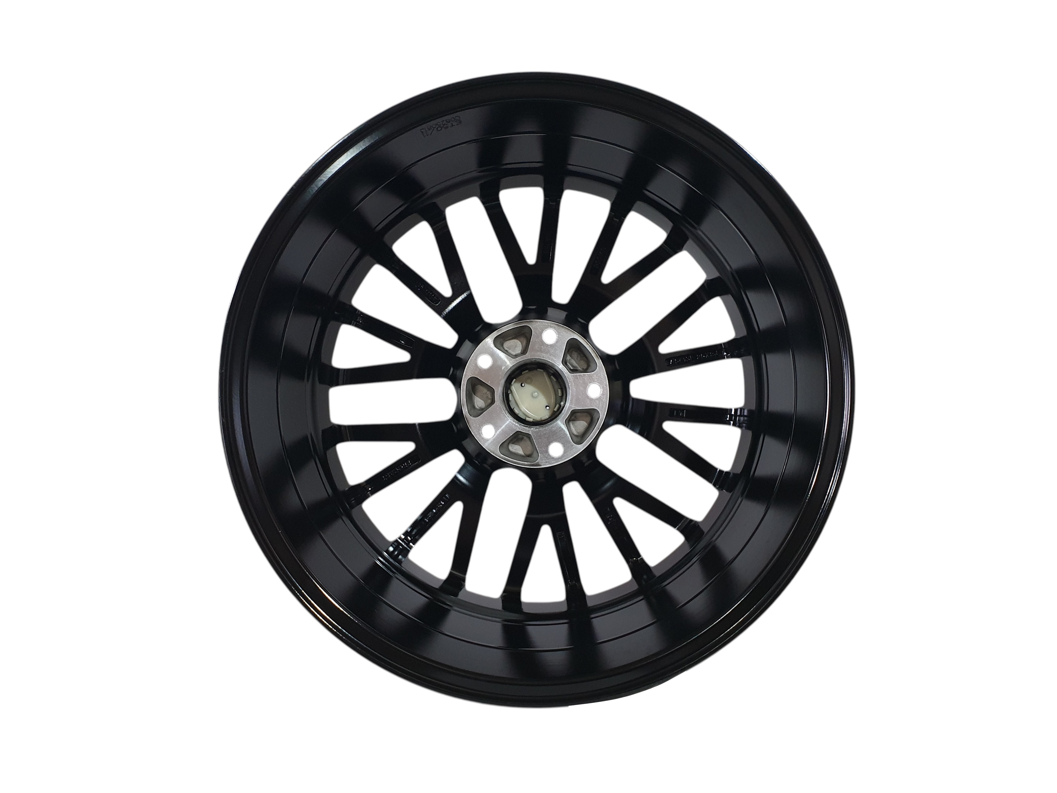 R20 Gloss Black Диски (різноширокі) на Porsche Cayenne 958 2010-2014 року 3